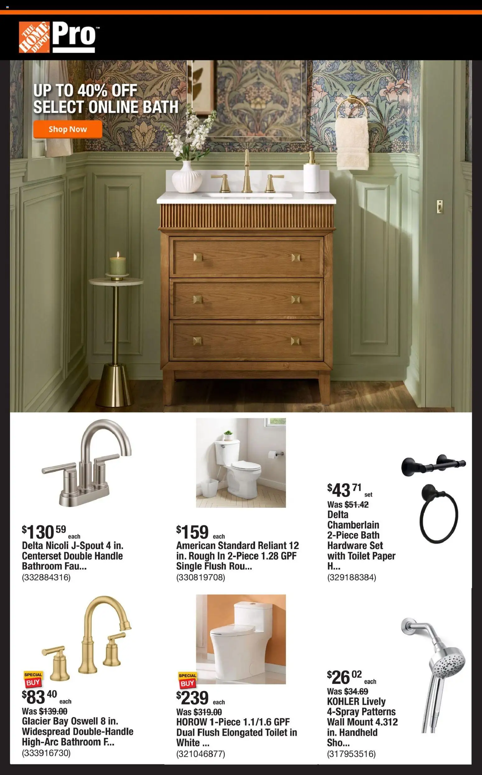 Ad Preview of Home Depot Home Depot Shop Pro Ad from 09/28/2026