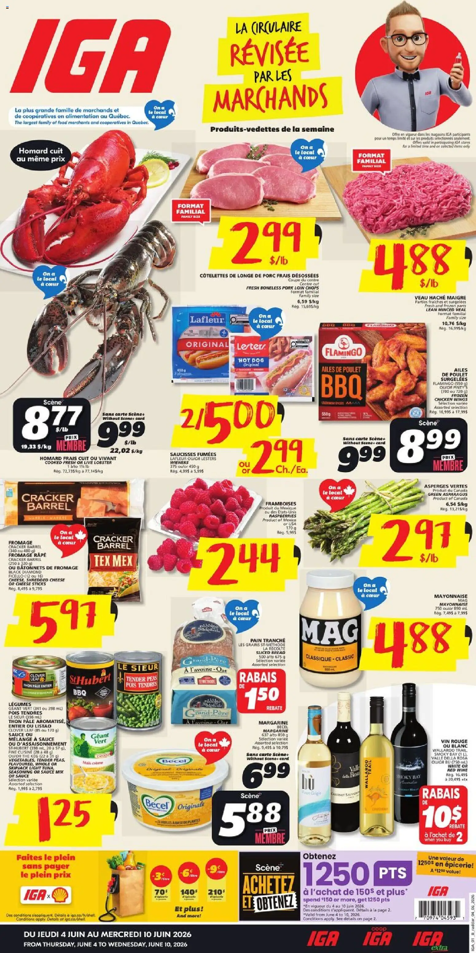 Preview of leaflet IGA circulaire - Quebec from shop IGA is valid from Jun 04, 2026