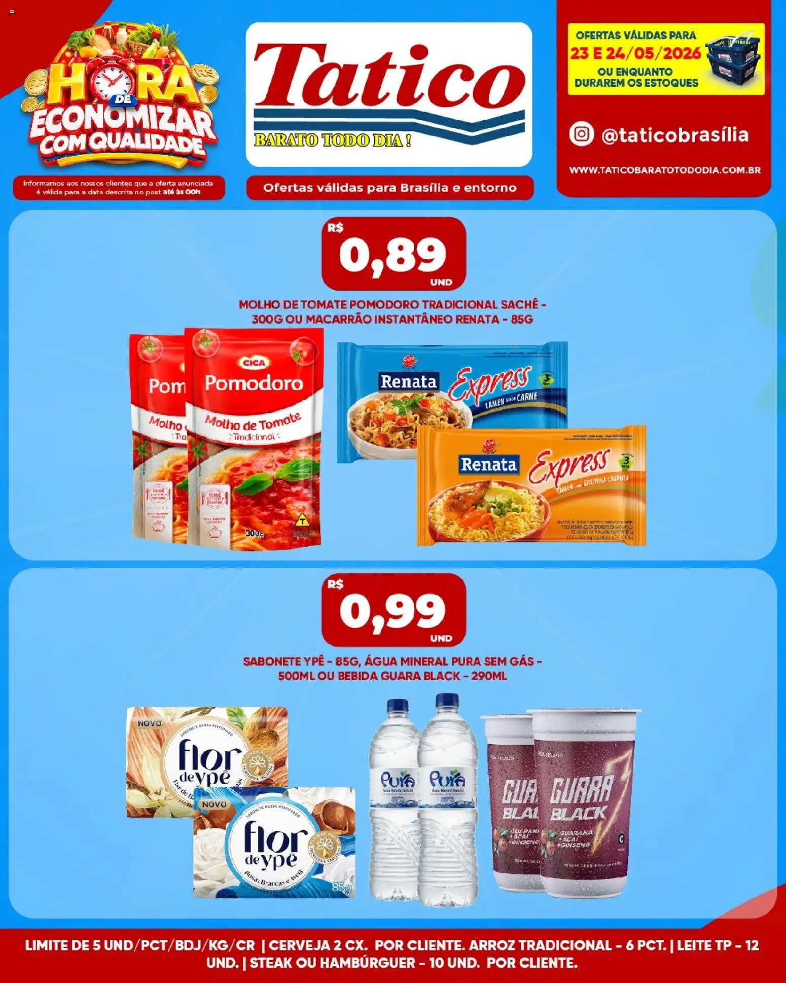 Pré-Visualização do folheto "Tatico ofertas Fim de Semana" da loja Tatico válido a partir de 23/05/2026