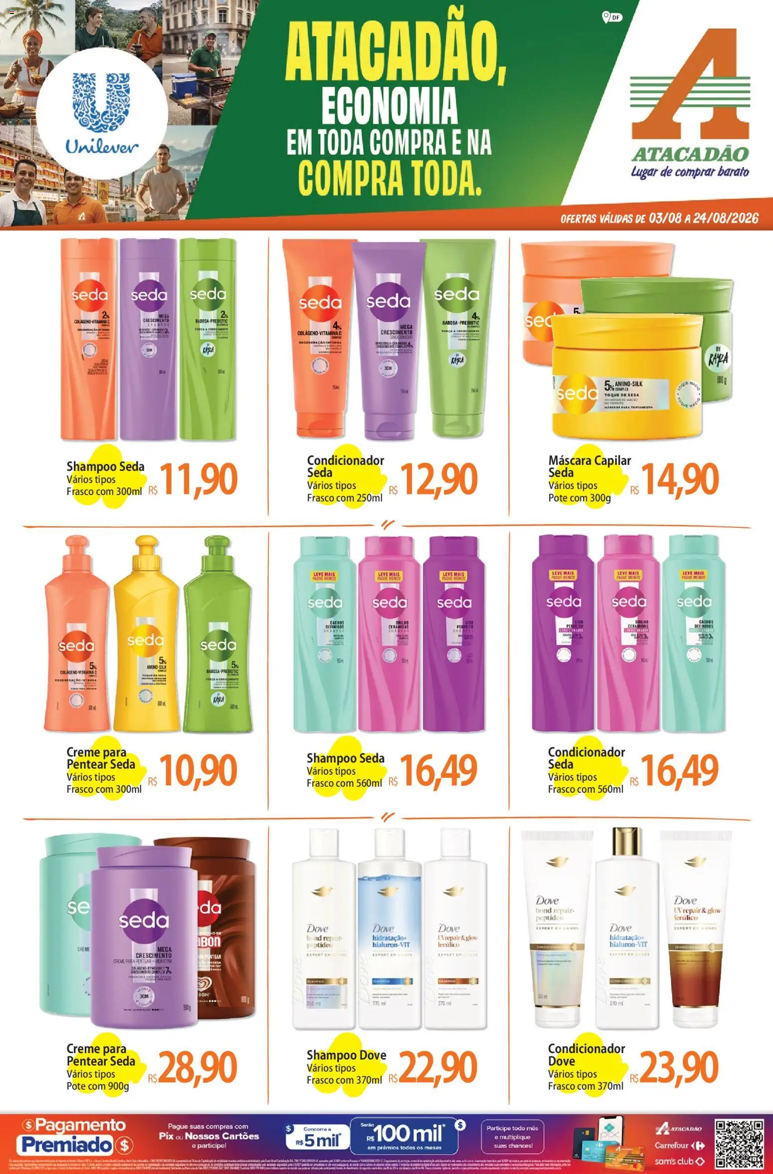 Pré-Visualização do folheto "Atacadão ofertas - DF" da loja Atacadão válido a partir de 03/08/2026