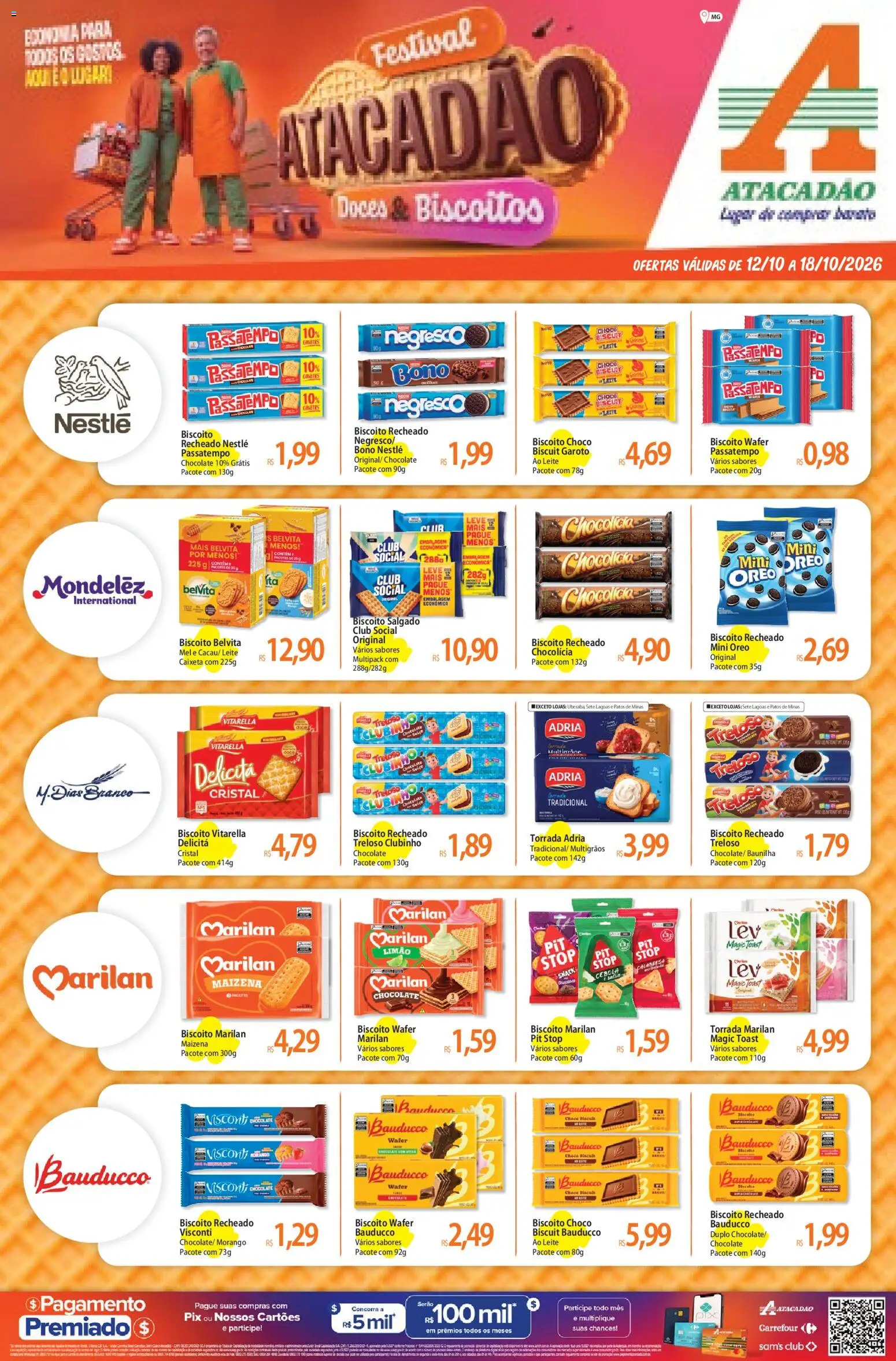 Pré-Visualização do folheto "Atacadão ofertas - MG" da loja Atacadão válido a partir de 12/10/2026