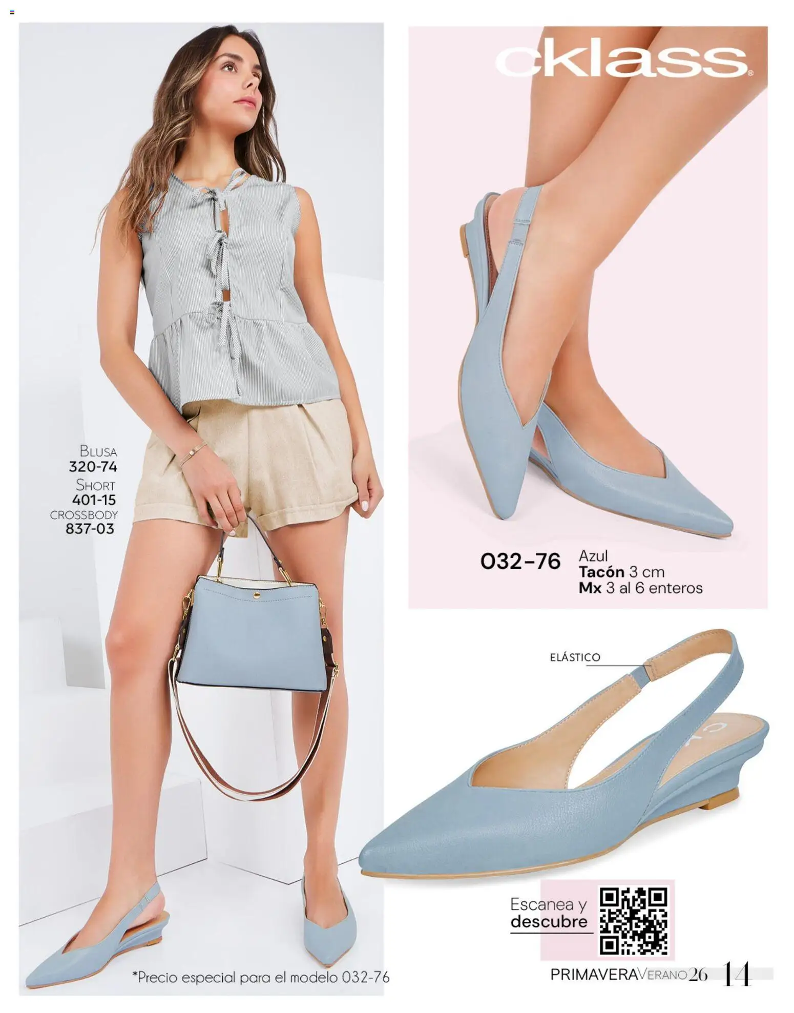 Vista previa las ofertas de la tienda Cklass - Catálogo Dama Calzado desde el 02/01/2026 - Short, Blusa