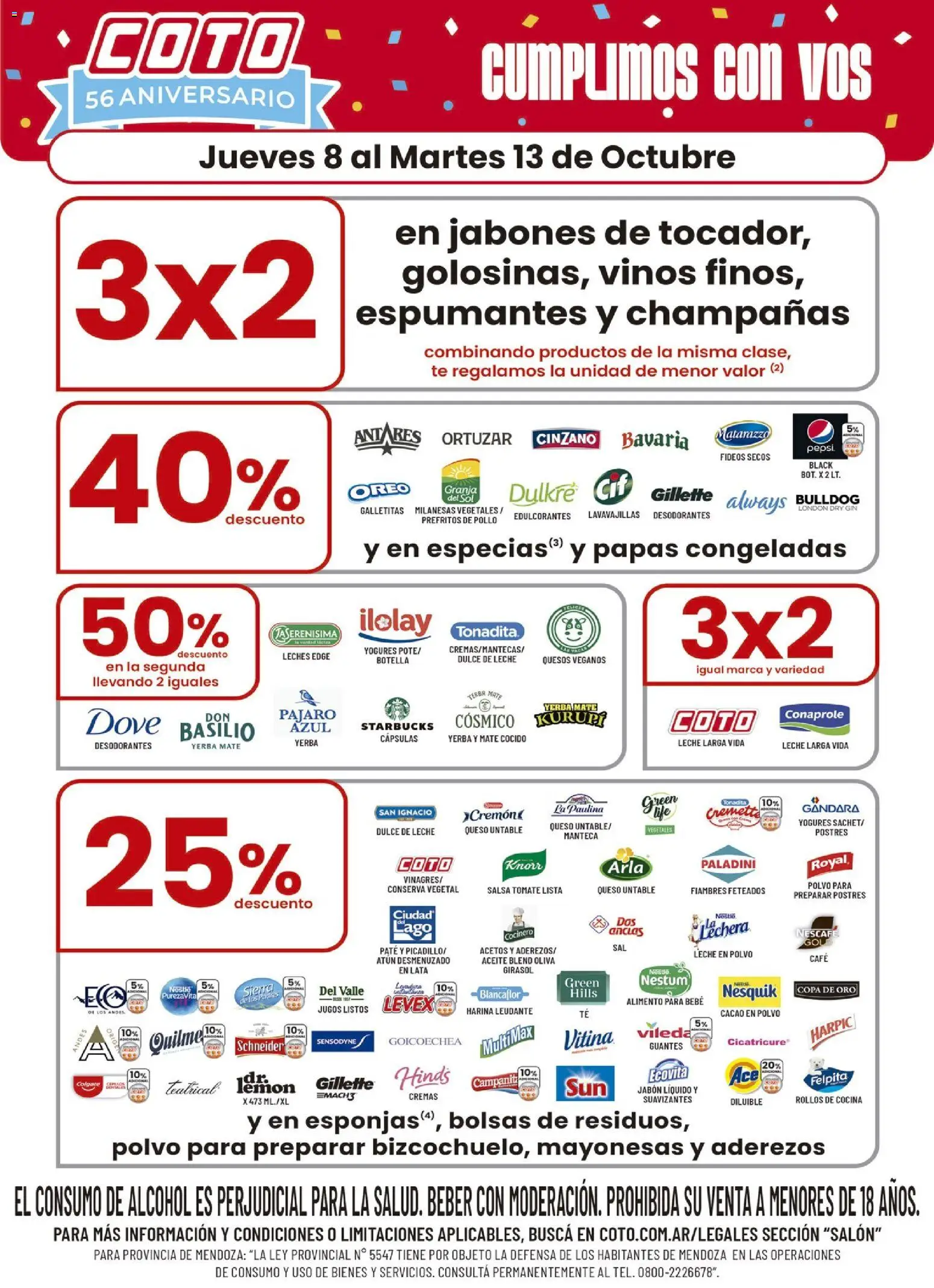 Vista previa del folleto de la tienda Coto válido desde el 08/10/2026 