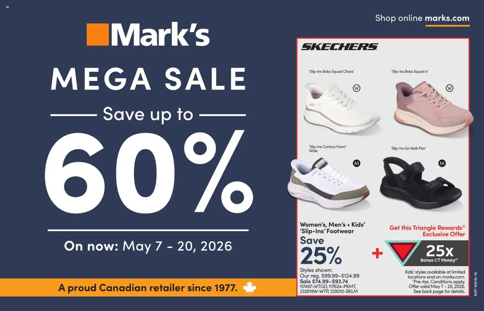 Preview of leaflet Mark's weekly flyer / circulaire from shop Mark's is valid from May 07, 2026