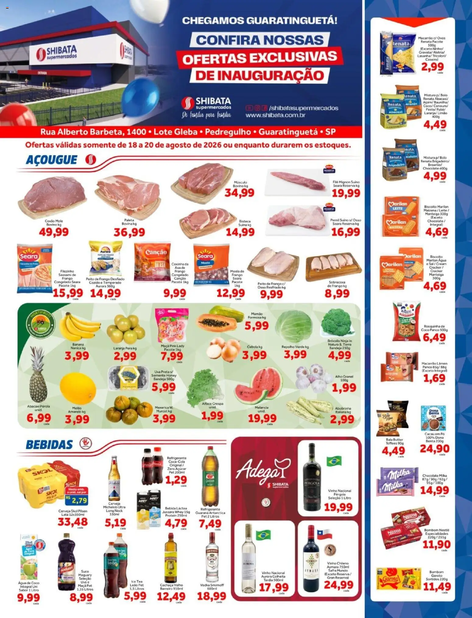 Pré-Visualização do folheto "Shibata ofertas Guará" da loja Shibata válido a partir de 18/08/2026