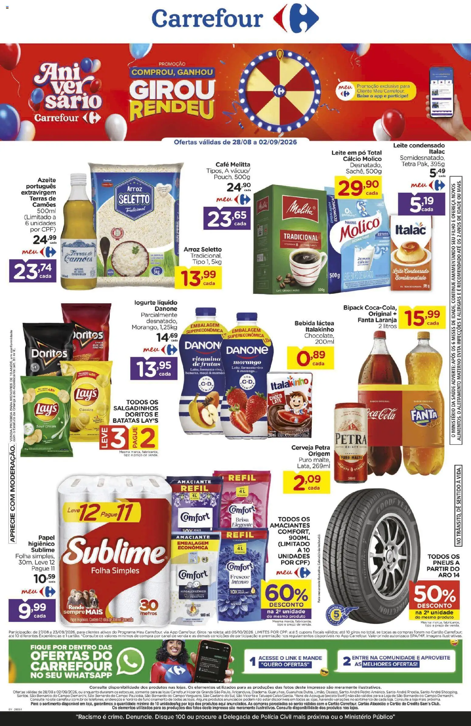 Pré-Visualização do folheto "Carrefour ofertas Semanal" da loja Carrefour válido a partir de 28/08/2026