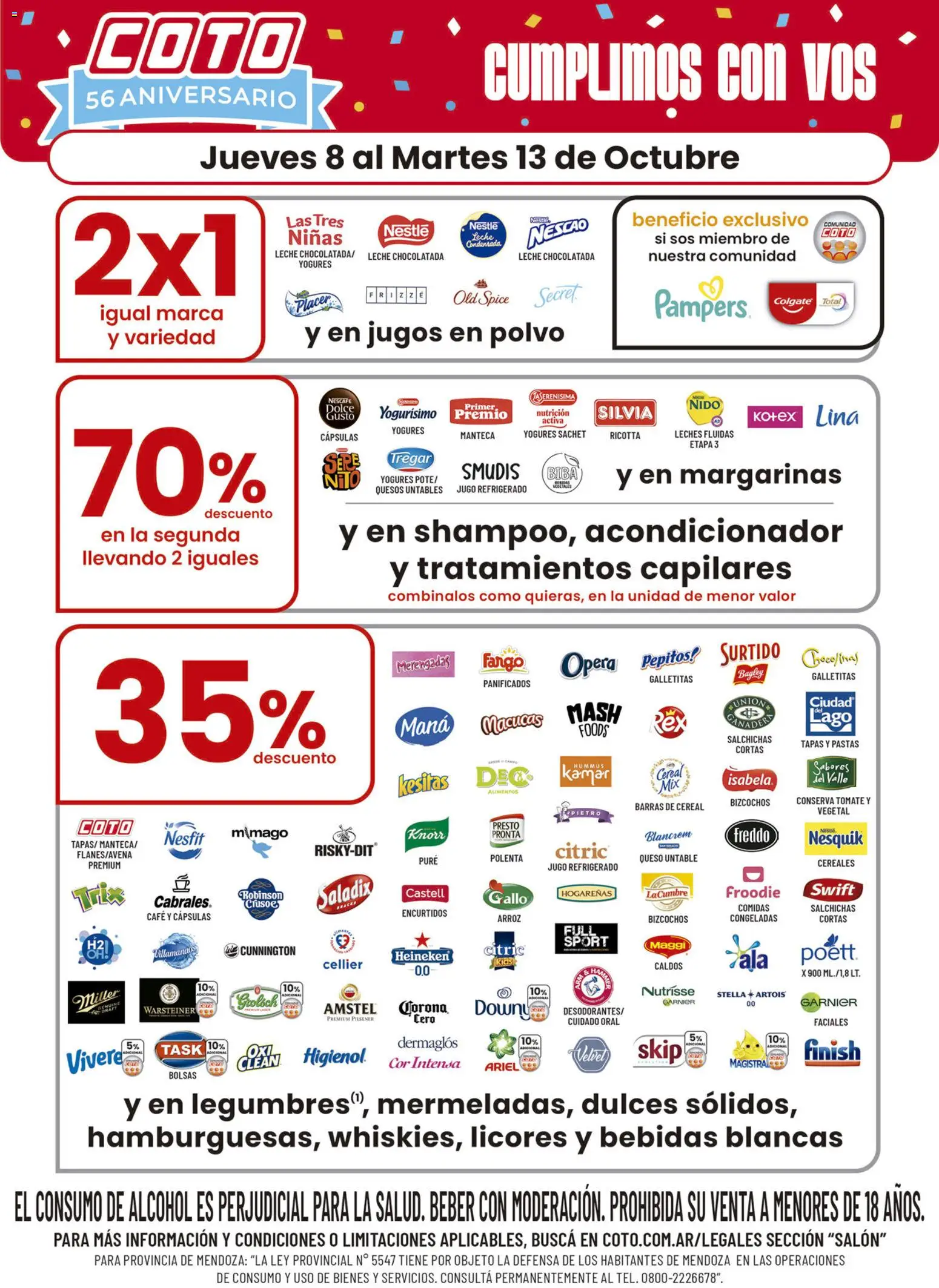 Vista previa del folleto de la tienda Coto válido desde el 08/10/2026 