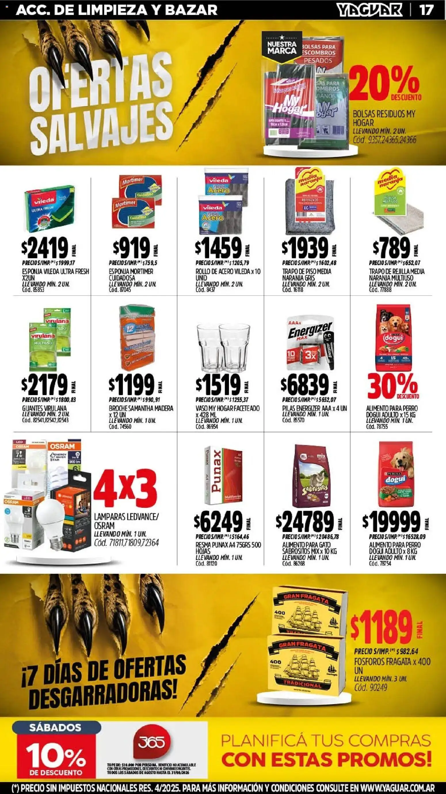 Vista previa del folleto de la tienda Yaguar válido desde el 03/08/2026 