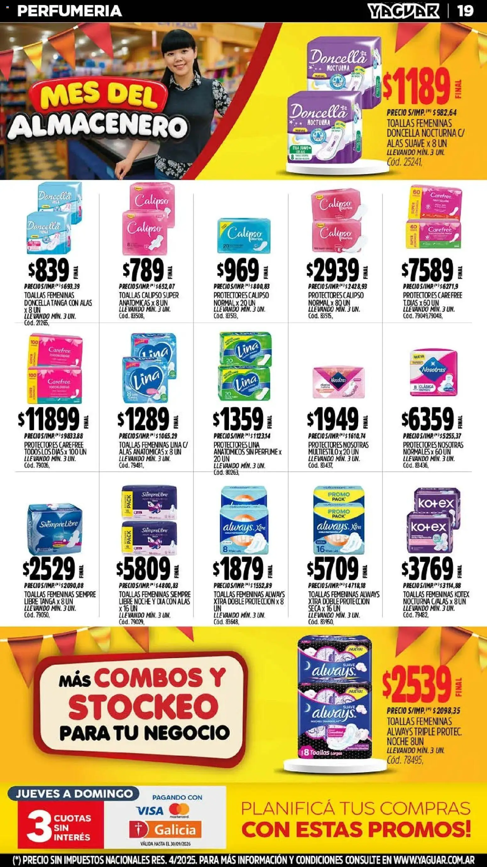 Vista previa del folleto de la tienda Yaguar válido desde el 28/09/2026 - Perfume, Toallas