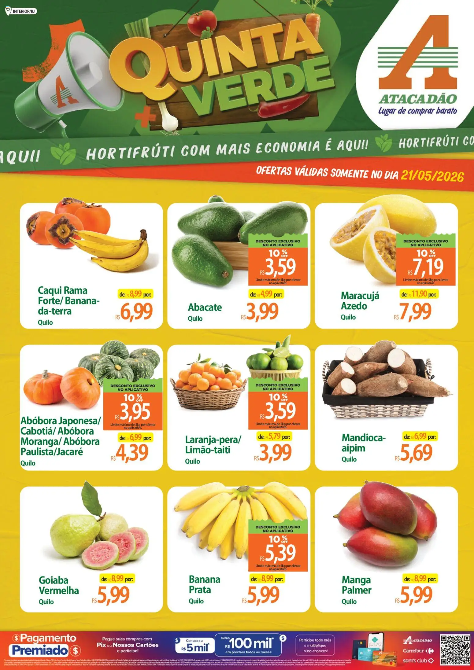 Pré-Visualização do folheto "Atacadão ofertas - RJ" da loja Atacadão válido a partir de 21/05/2026
