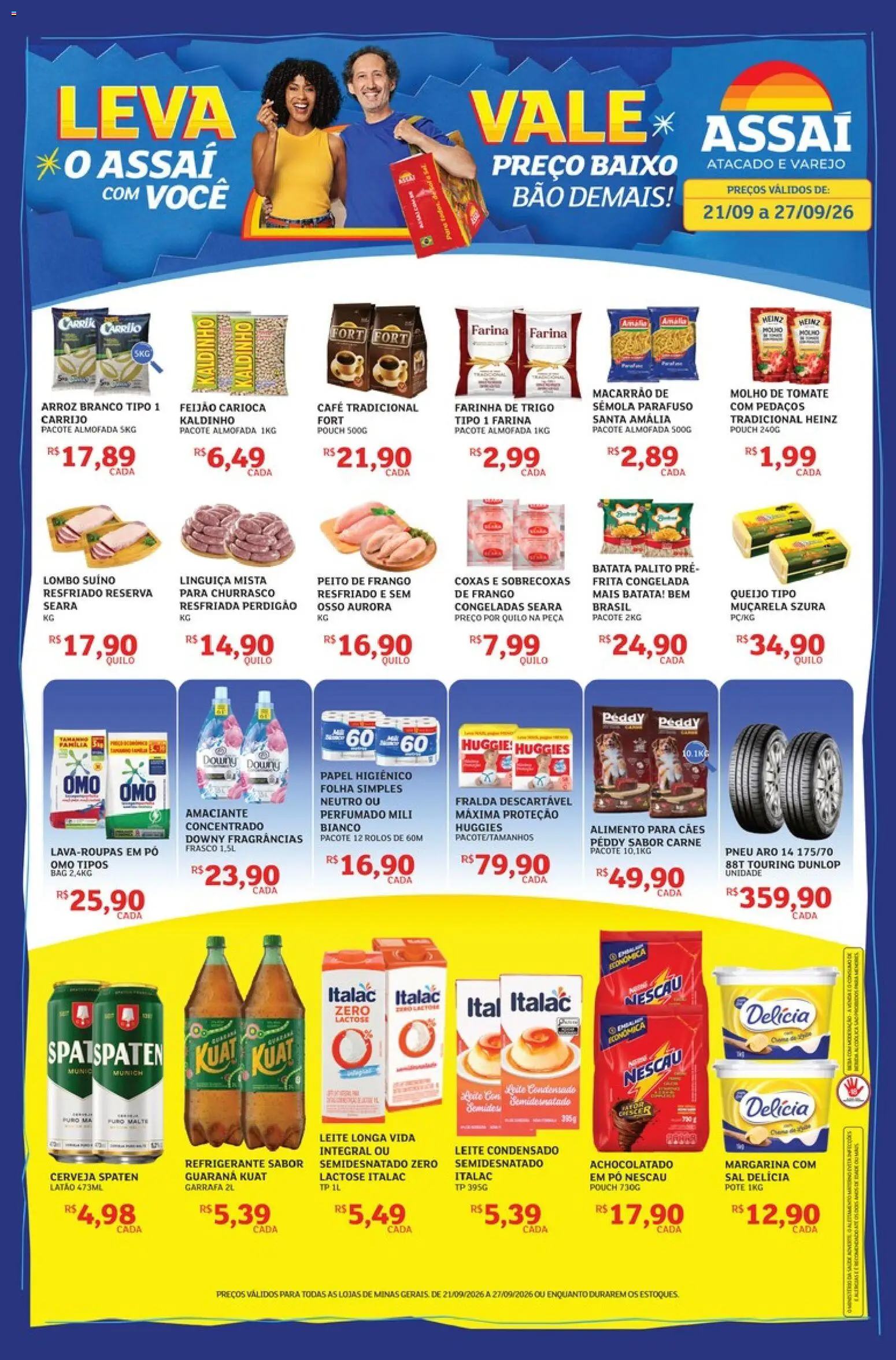 Pré-Visualização do folheto "Assaí Atacadista ofertas" da loja Assaí Atacadista válido a partir de 21/09/2026