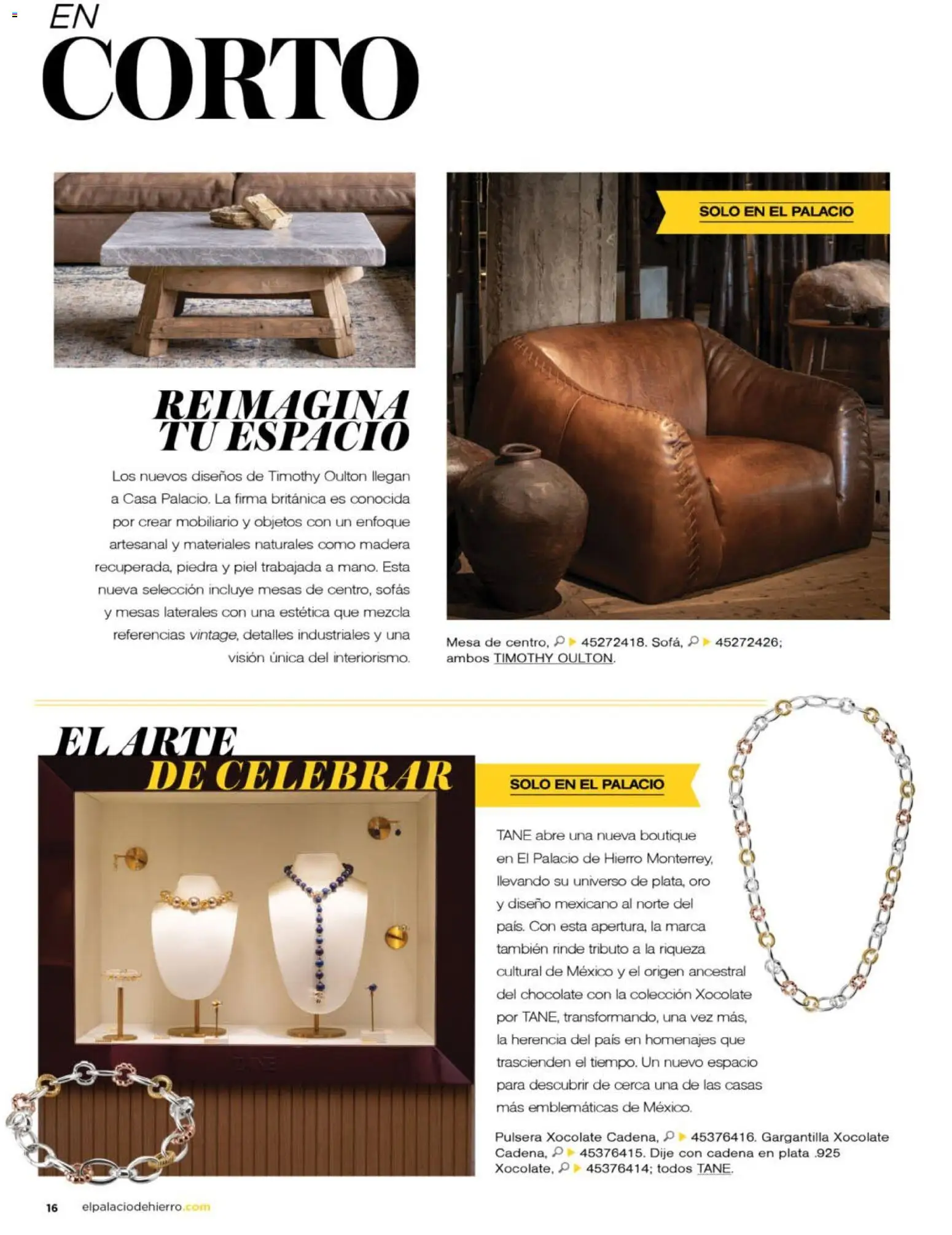 Vista previa las ofertas de la tienda Palacio De Hierro - Palacio De Hierro catálogo desde el 01/08/2026 