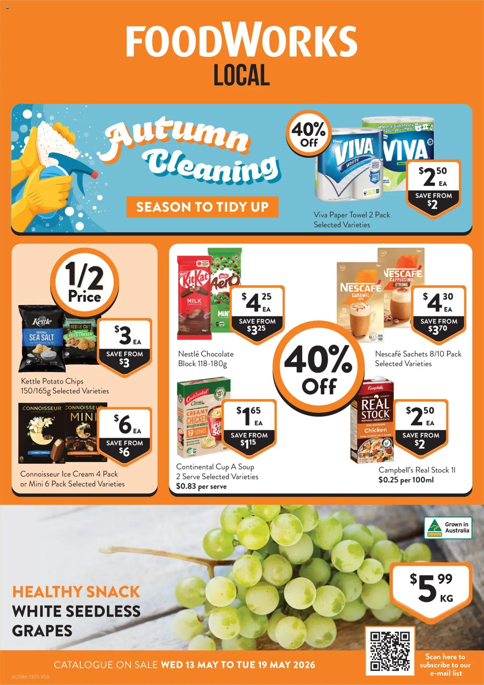 Preview of catalogue Foodworks catalogue SA from shop Foodworks valid 13/05/2026