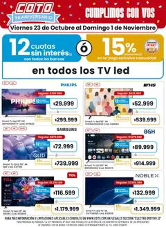 Vista previa del folleto de la tienda Coto válido desde el 23/10/2026 