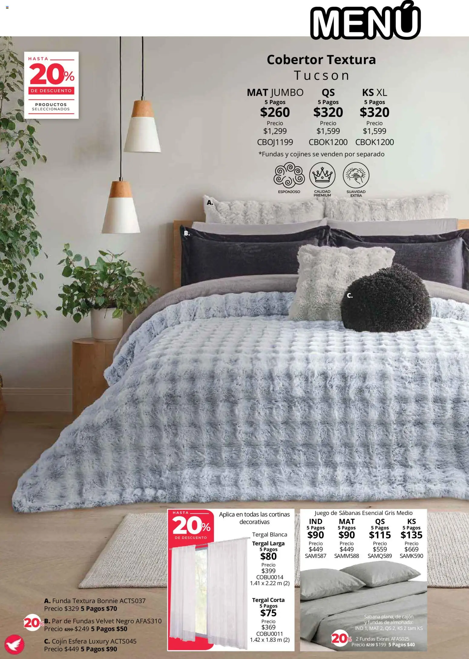 Vista previa las ofertas de la tienda Colchas Concord - Colchas Concord catálogo Colección Cobertor desde el 01/08/2026 