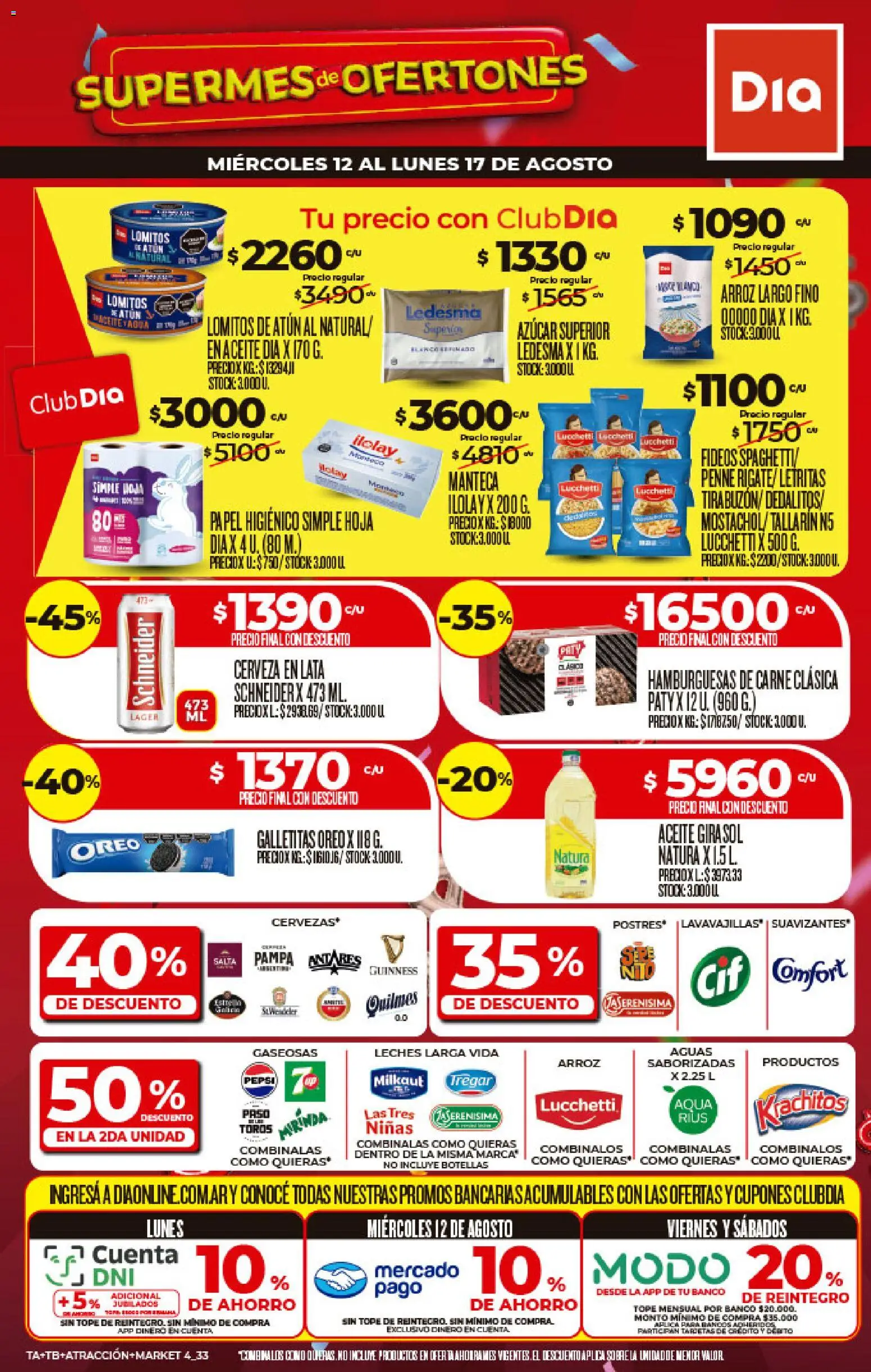 Vista previa del folleto de la tienda Dia válido desde el 12/08/2026 