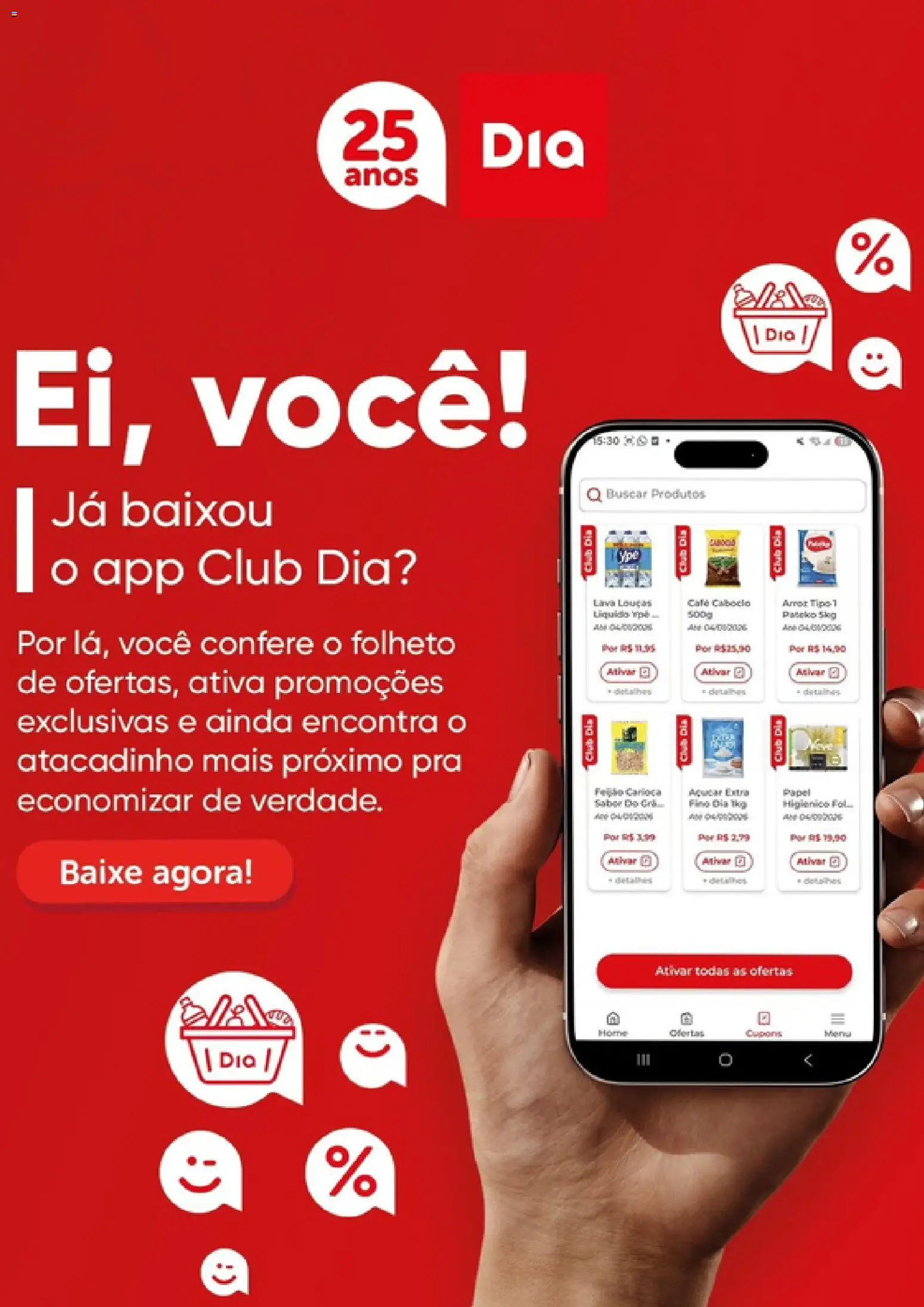 Pré-Visualização do folheto "Dia ofertas" da loja Dia válido a partir de 06/08/2026