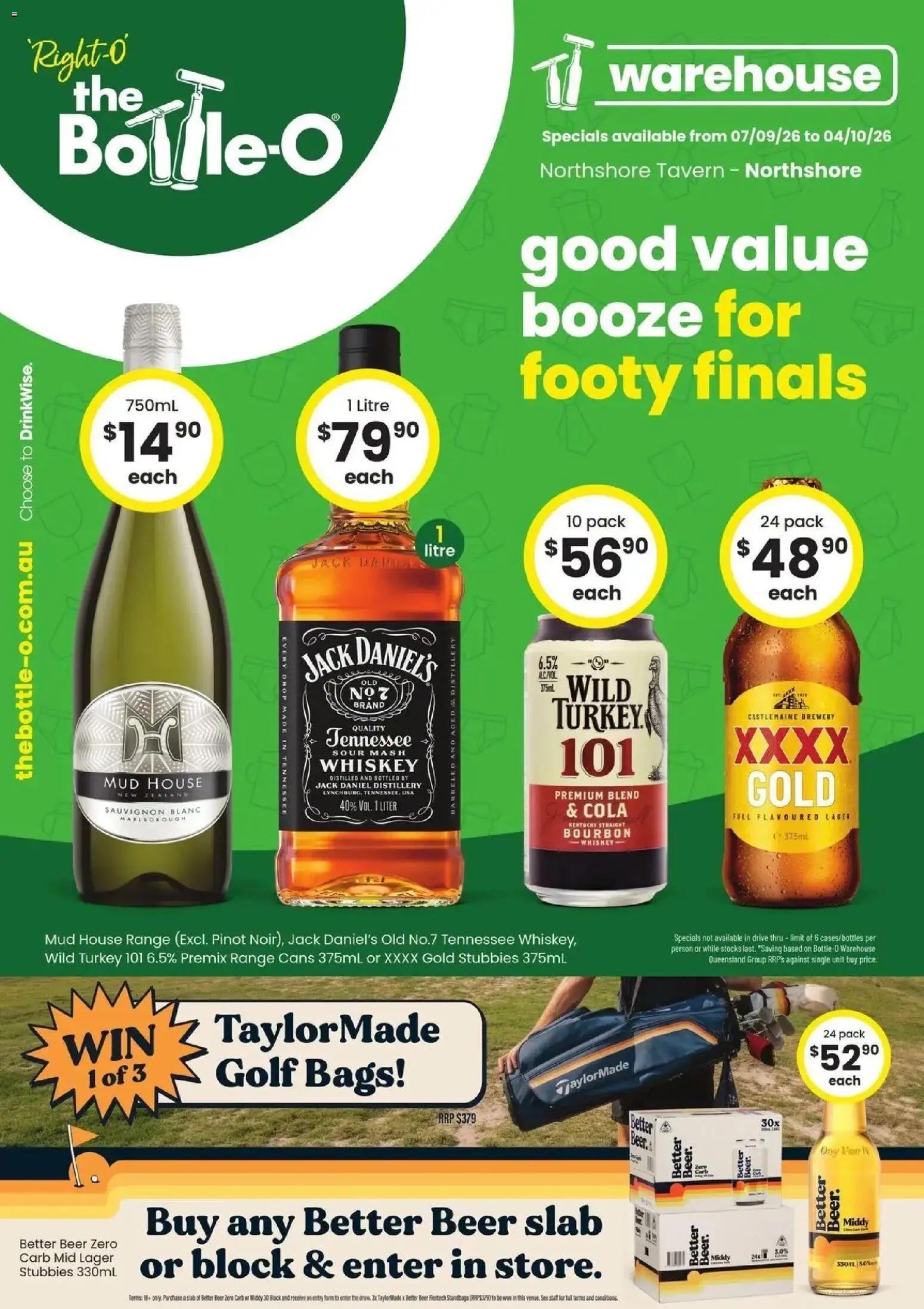 Preview of catalogue The Bottle-O catalogue Burdell from shop The Bottle-O valid 07/09/2026