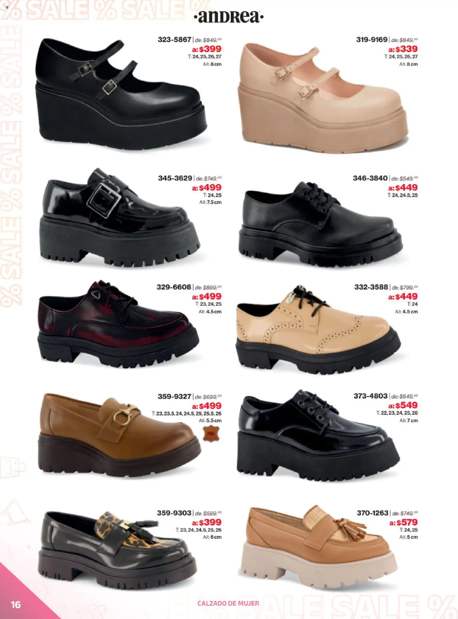 Vista previa las ofertas de la tienda Andrea - Catálogo Outlet desde el 21/12/2025 