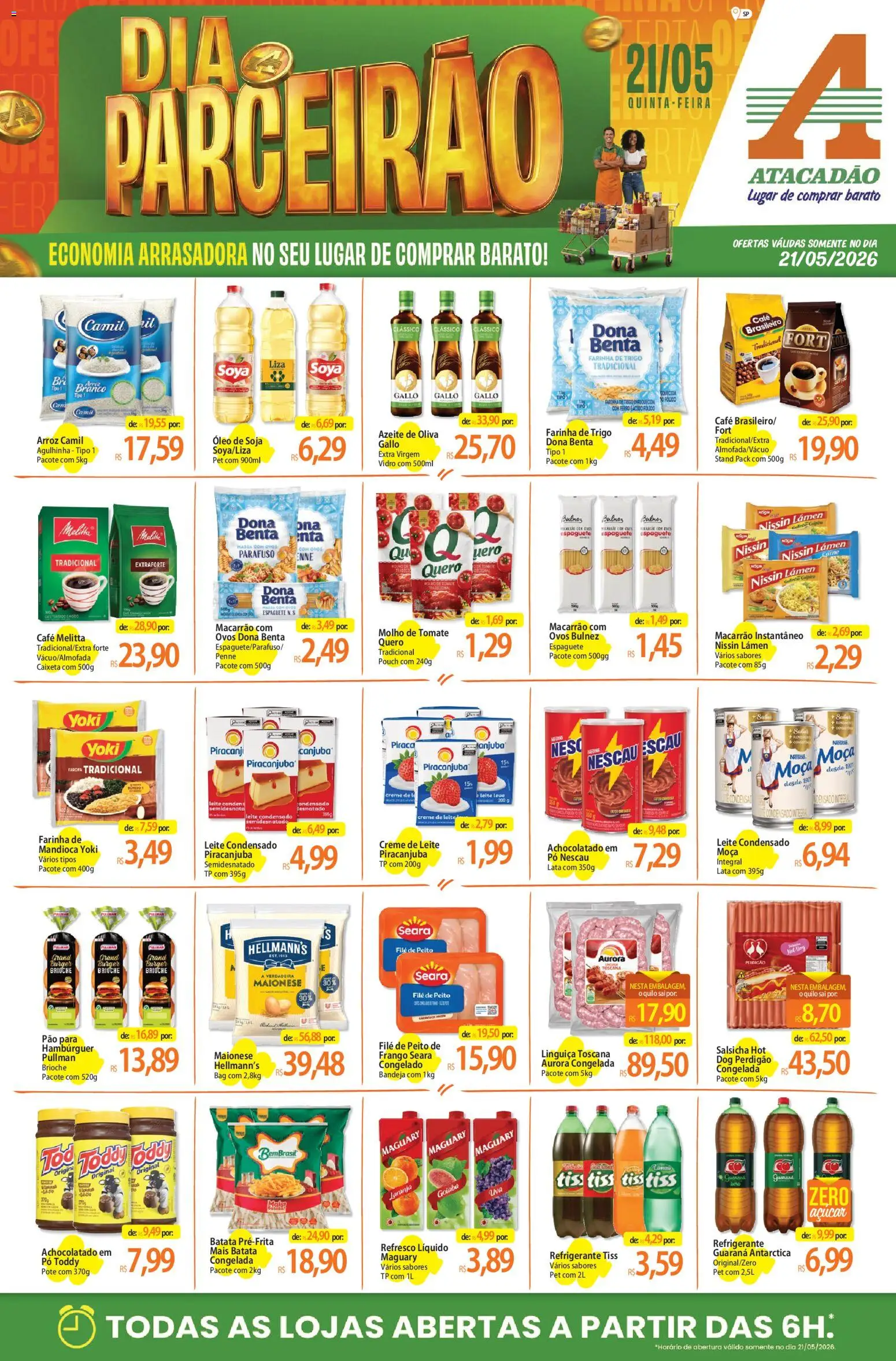 Pré-Visualização do folheto "Atacadão ofertas - SP" da loja Atacadão válido a partir de 21/05/2026