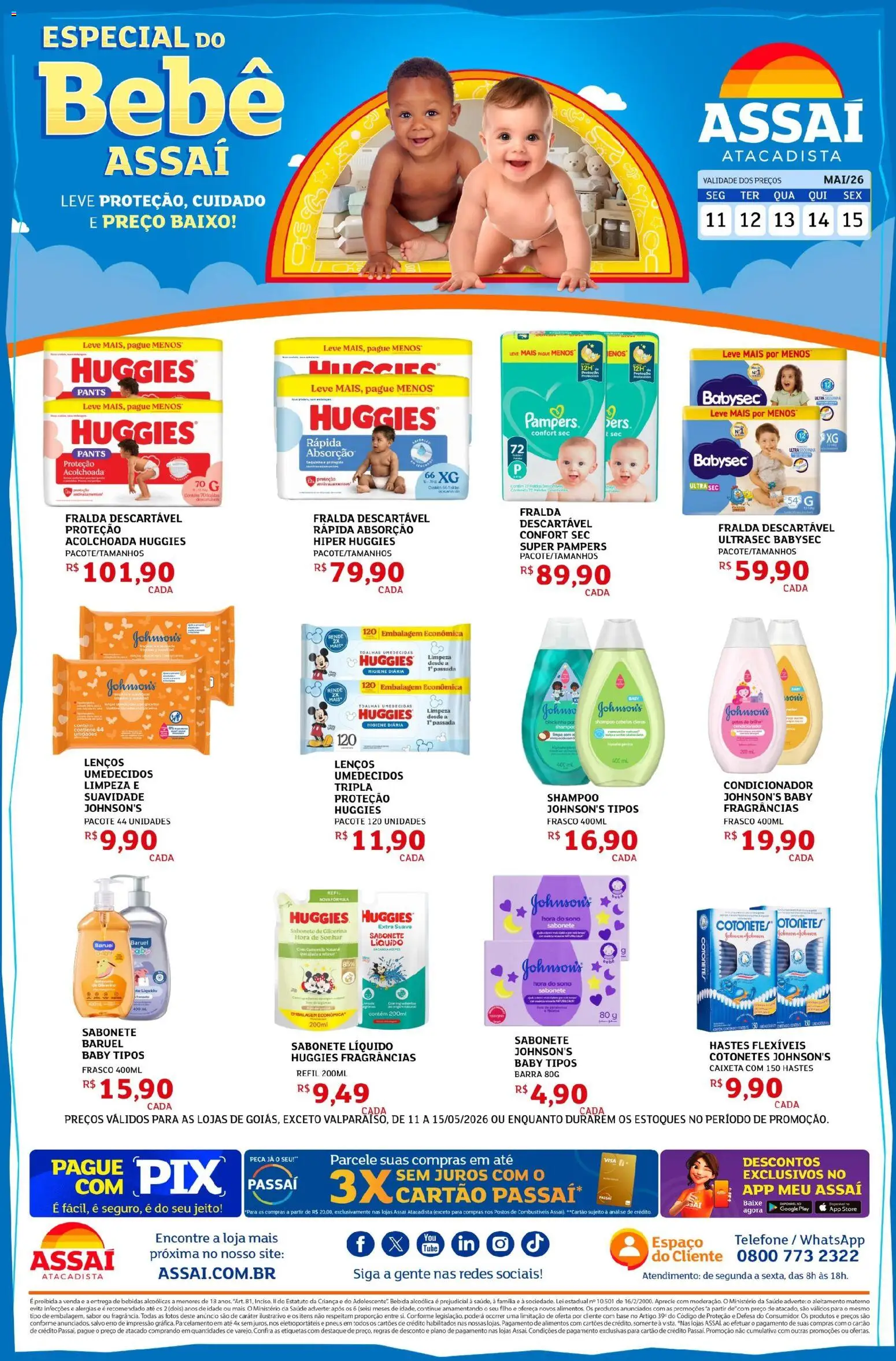 Pré-Visualização do folheto "Assaí Atacadista ofertas - GO" da loja Assaí Atacadista válido a partir de 11/05/2026