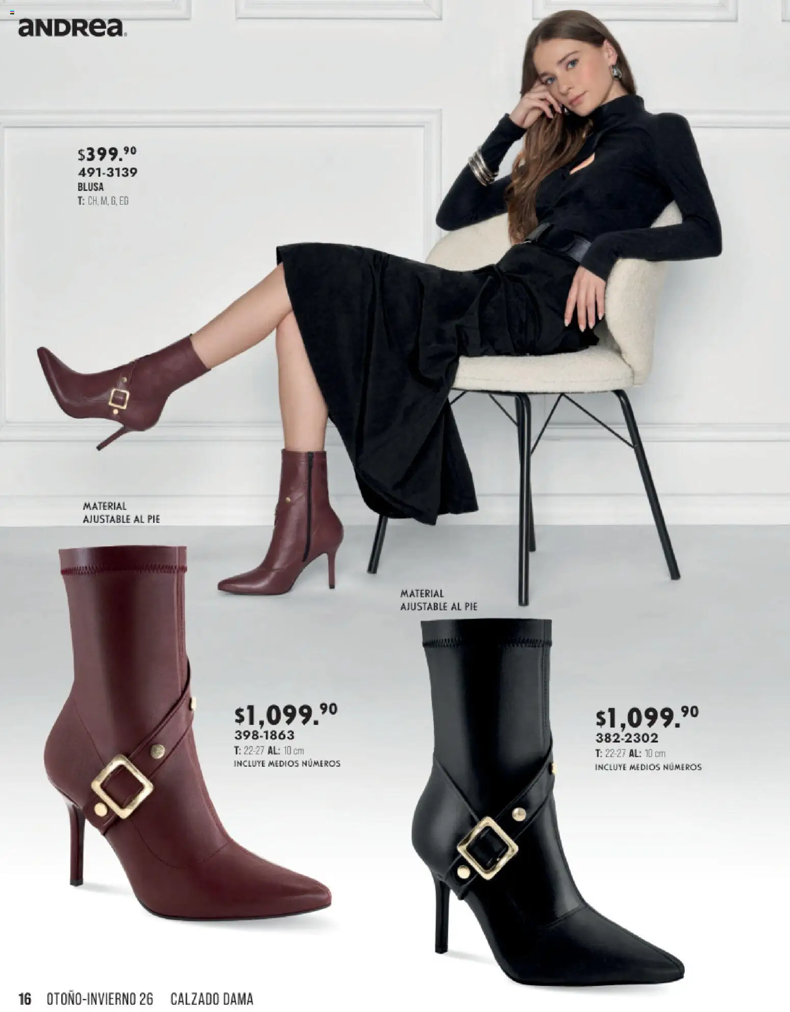 Vista previa las ofertas de la tienda Andrea - Andrea catálogo Otoño Invierno desde el 23/08/2026 