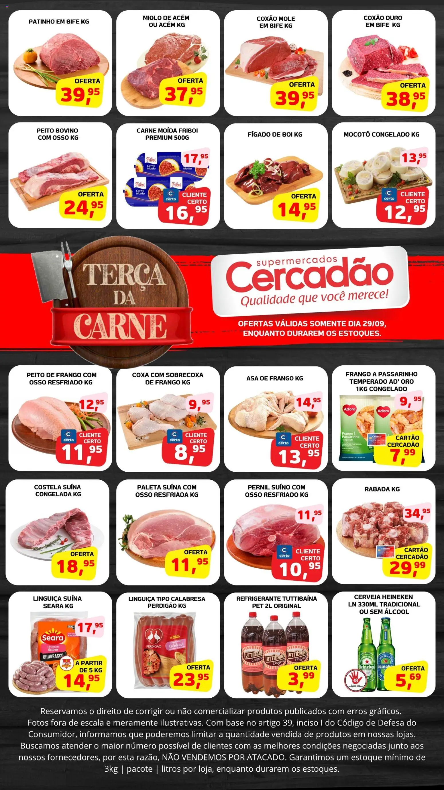 Pré-Visualização do folheto "Cercadão - Ofertas da semana" da loja Cercadão válido a partir de 29/09/2026
