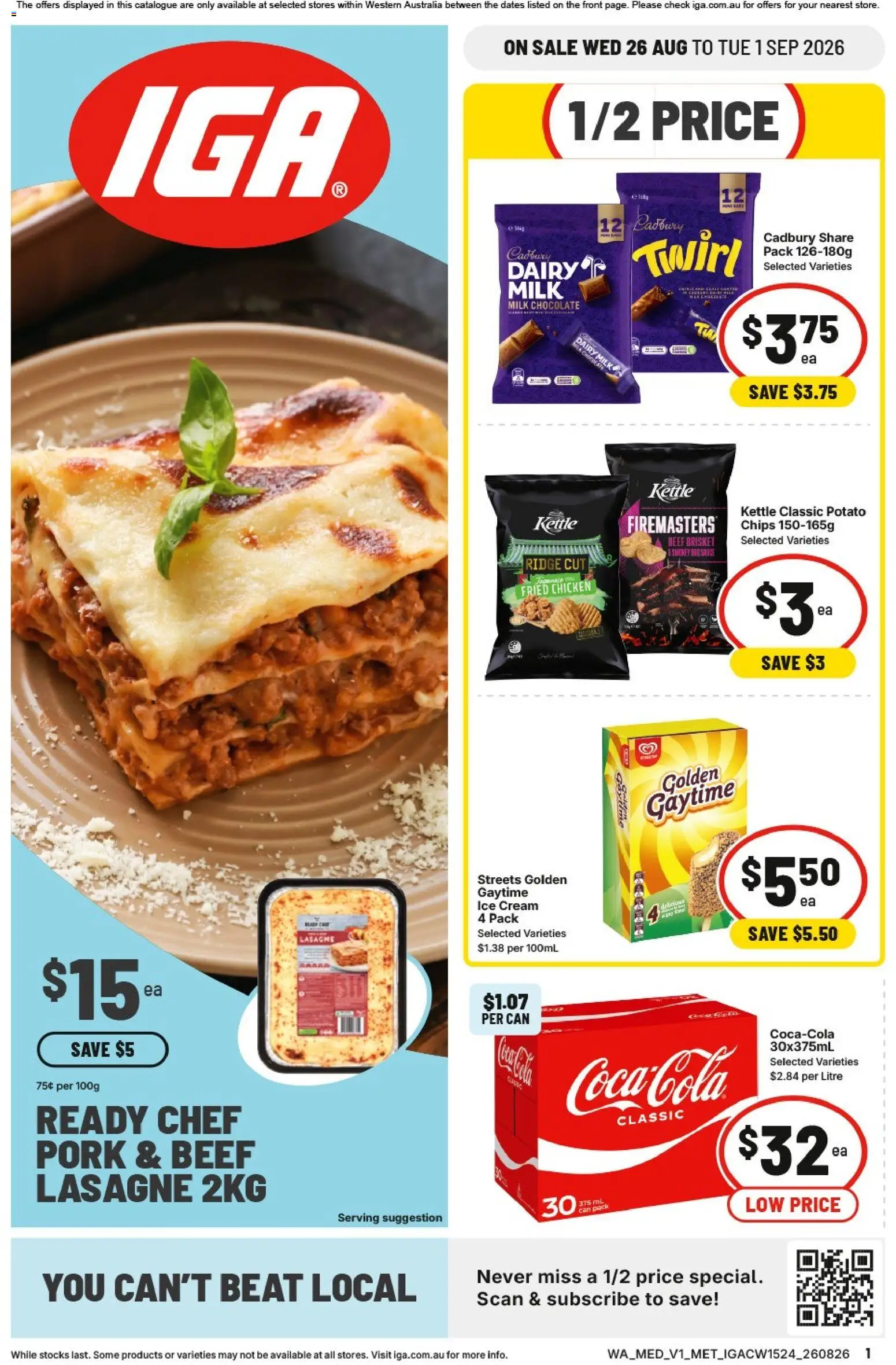 Preview of catalogue IGA catalogue Bentley from shop IGA valid 26/08/2026