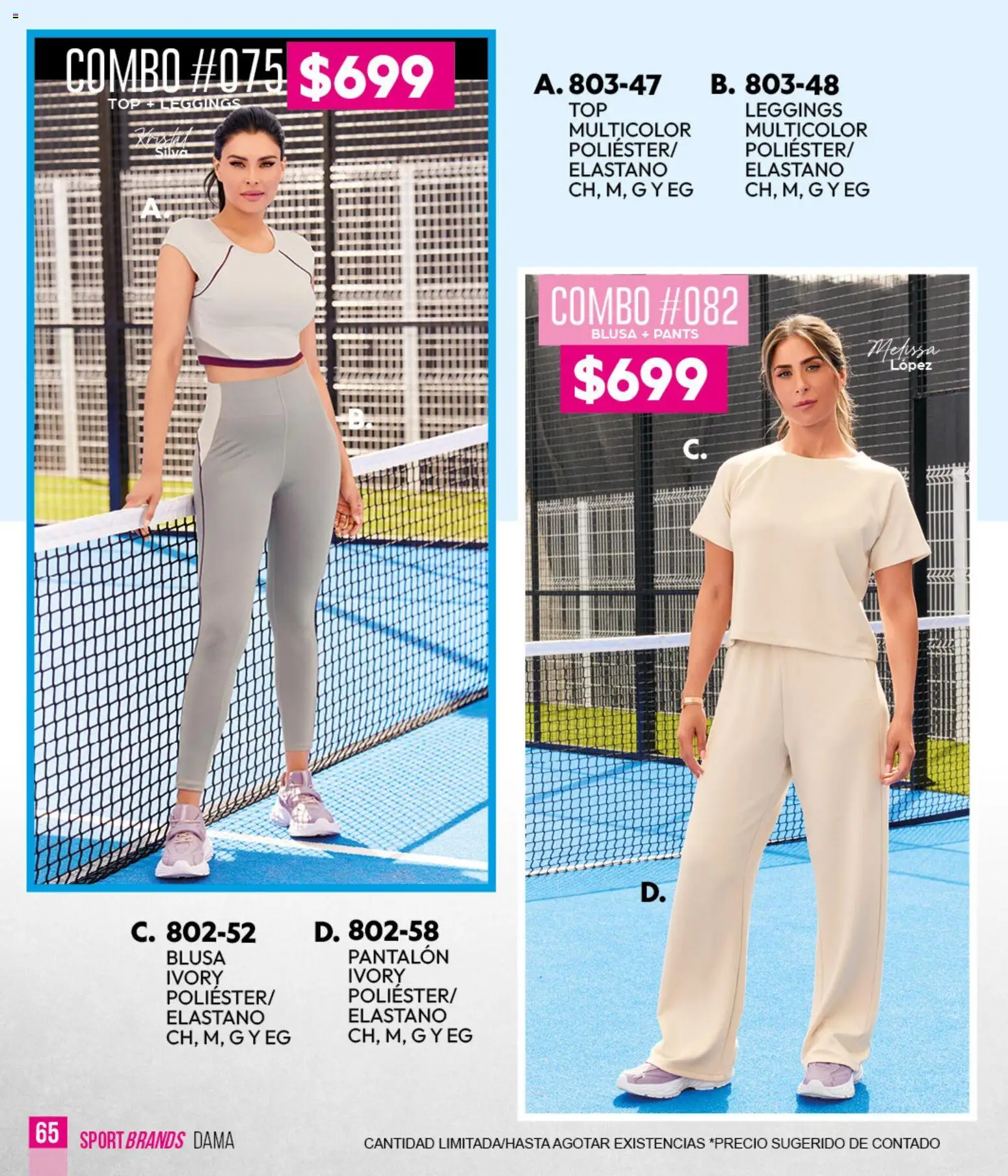 Vista previa las ofertas de la tienda Cklass - Cklass catálogo Sportbrands Verano Caballero desde el 05/03/2026 - Blusa, Top, Pants, Leggings