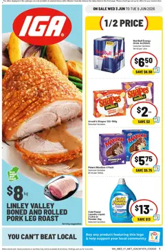 Preview of catalogue IGA catalogue WA Medium Metro from shop IGA valid 03/06/2026