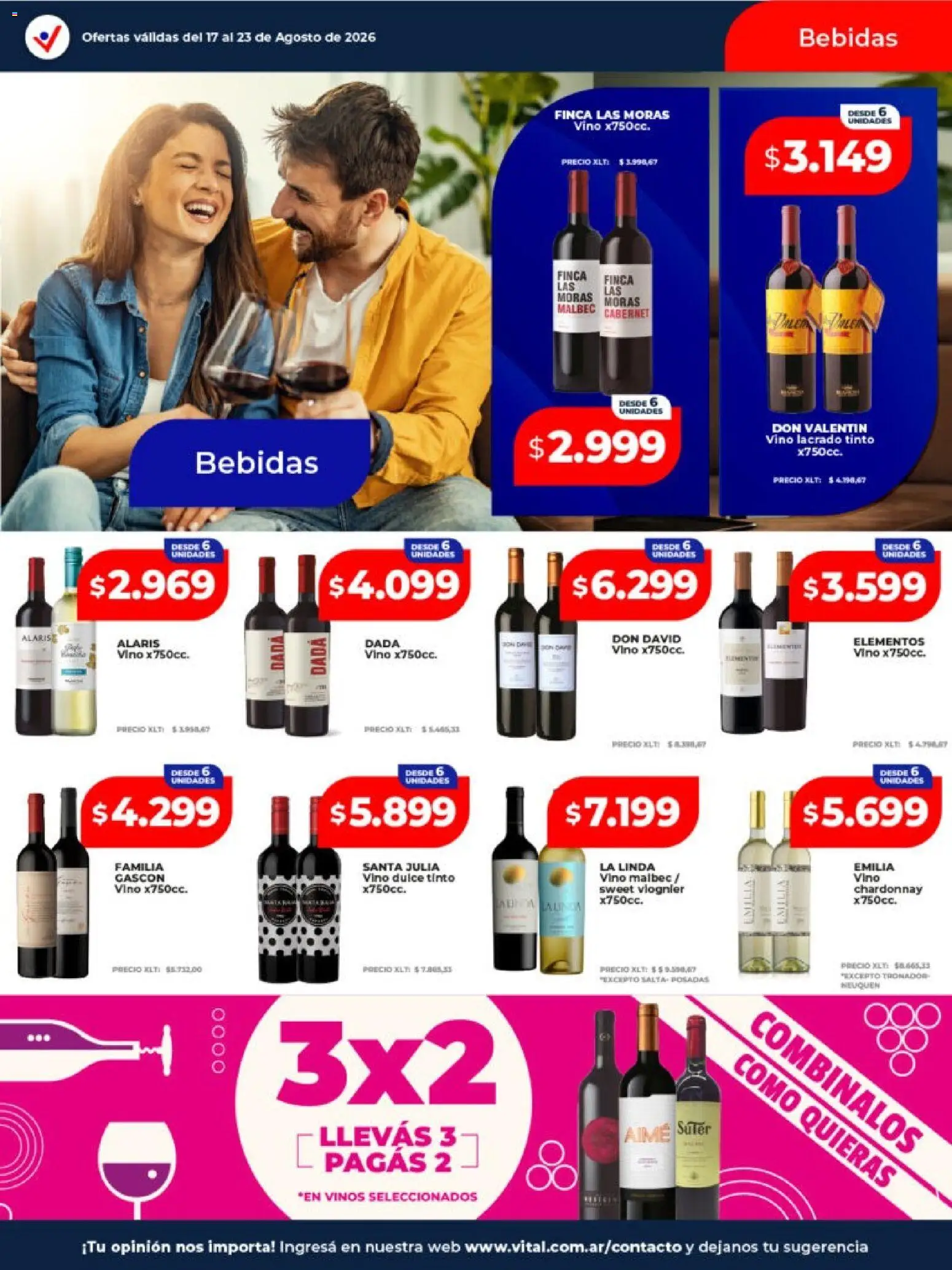 Vista previa del folleto de la tienda Vital válido desde el 17/08/2026 