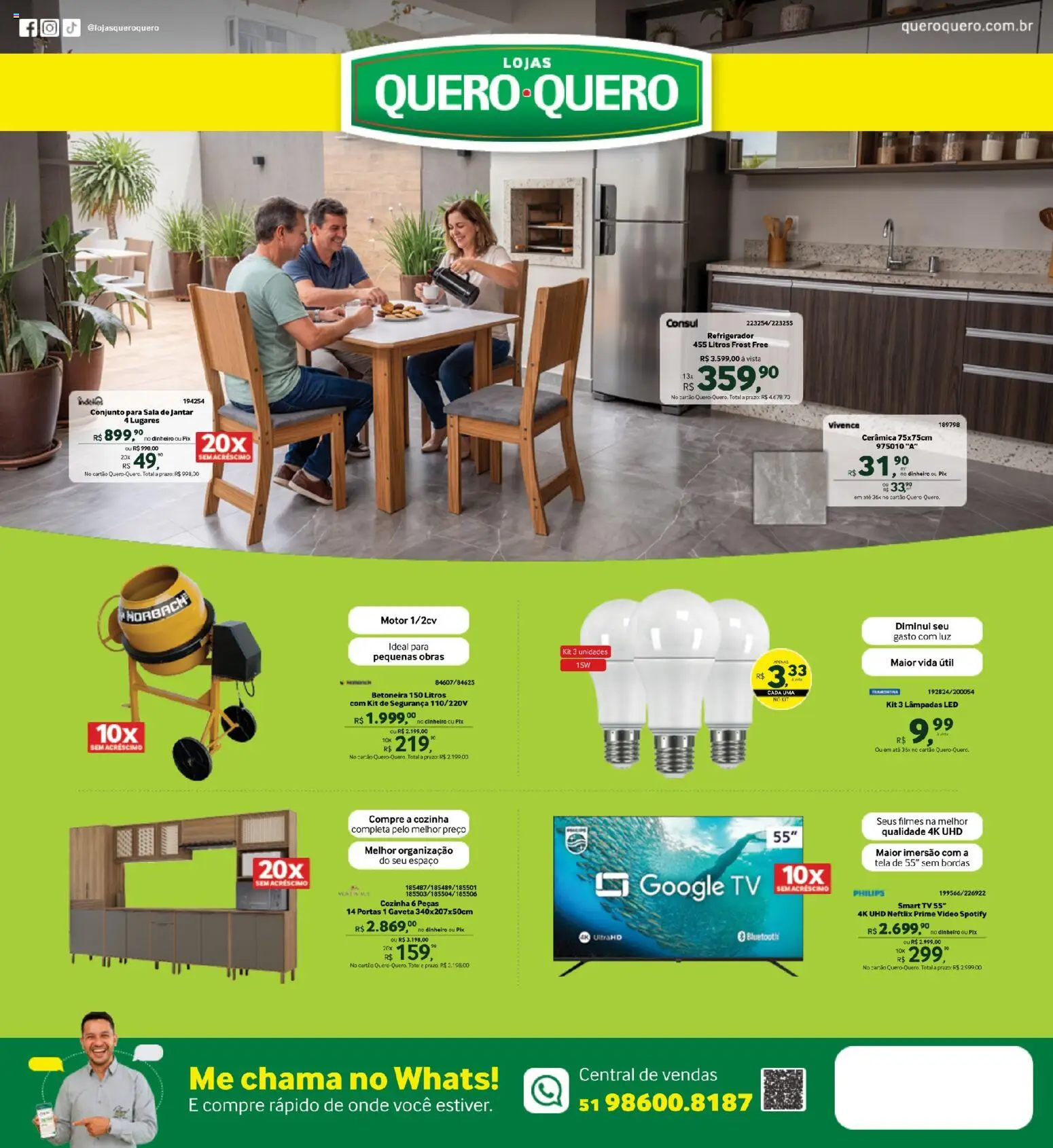 Pré-Visualização do folheto "Lojas Quero-Quero - Ofertas atuais" da loja Lojas Quero-Quero válido a partir de 01/09/2026