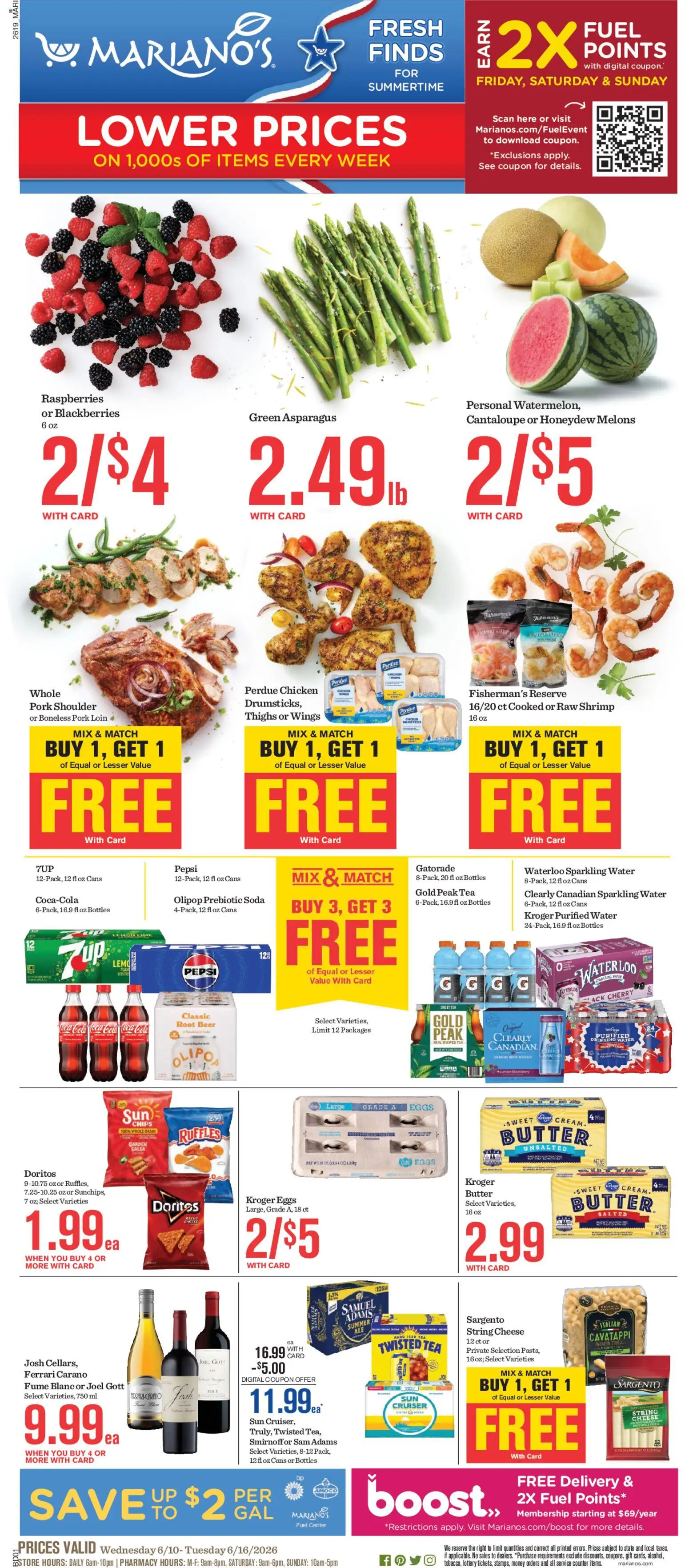Ad Preview of Mariano's Mariano's Weekly Ad from 06/10/2026