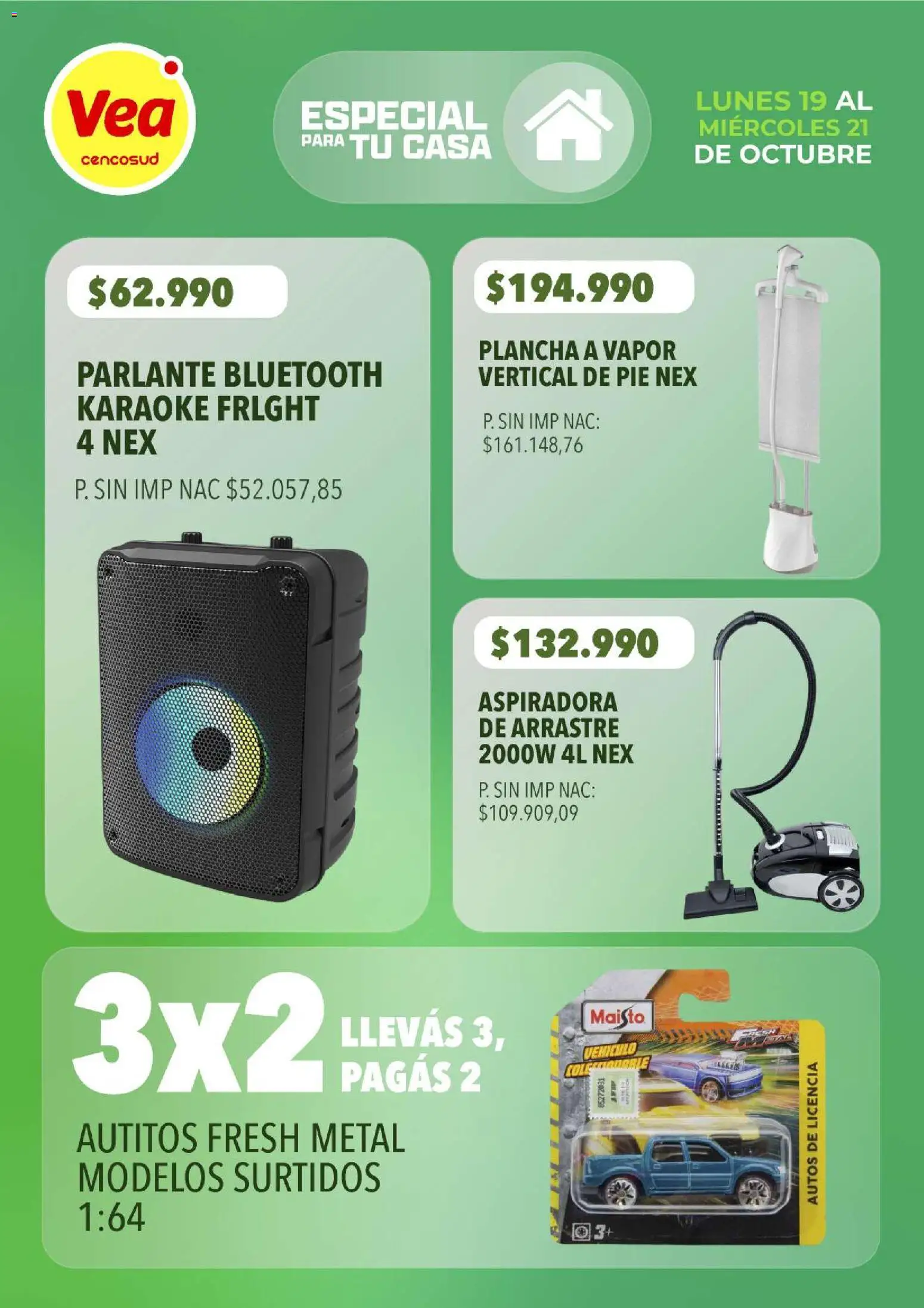 Vista previa del folleto de la tienda Vea válido desde el 19/10/2026 