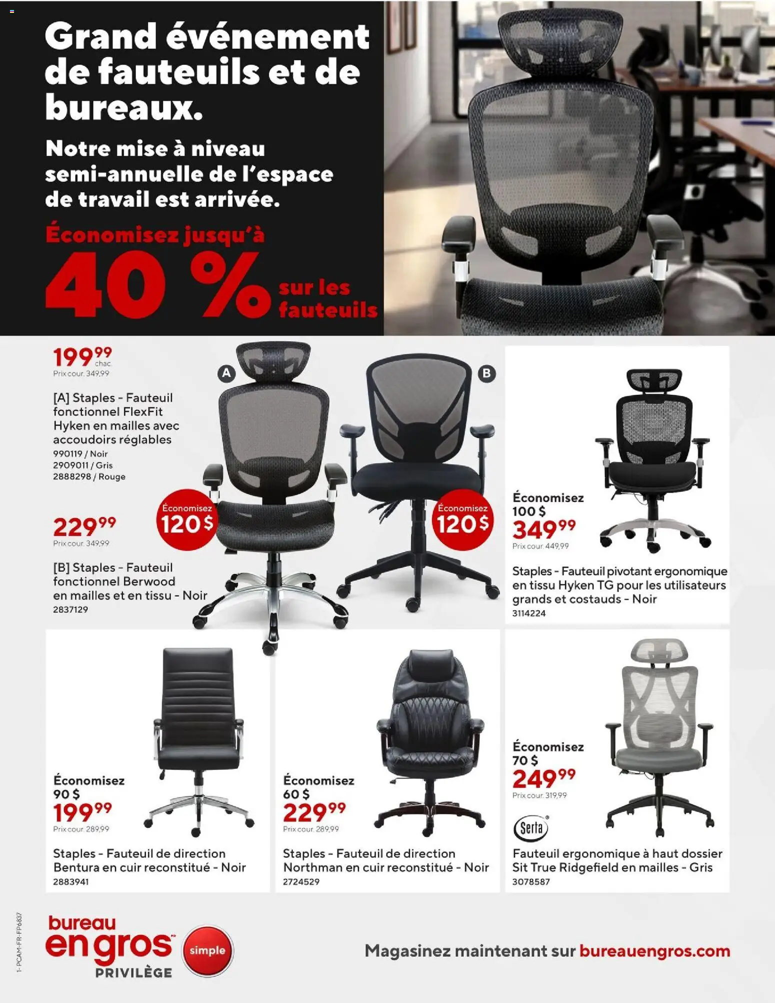 Preview of leaflet Staples - Entreprises from shop Staples is valid from May 08, 2026
