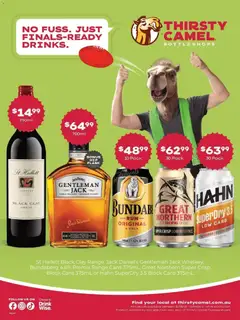 Preview of catalogue No fuss. Just Finals-ready Drinks. 31/08 from shop Deals valid 31/08/2026