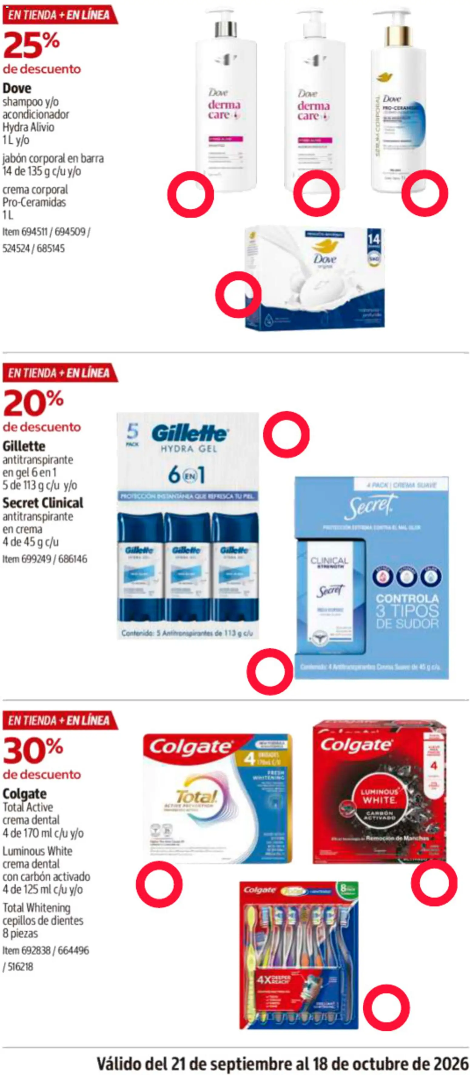 Vista previa las ofertas de la tienda Costco - Costco catálogo desde el 21/09/2026 - Shampoo, Crema, Jabón, Carbón activado, Barra, Acondicionador, Crema corporal, Antitranspirante