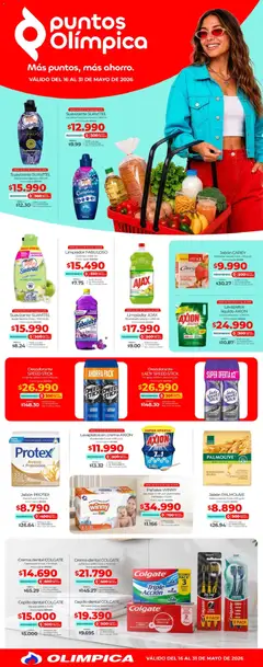  Vista previa del prospecto Olímpica Más puntos, más ahorro del almacen Olímpica válida del 16/05/2026 al 31/05/2026