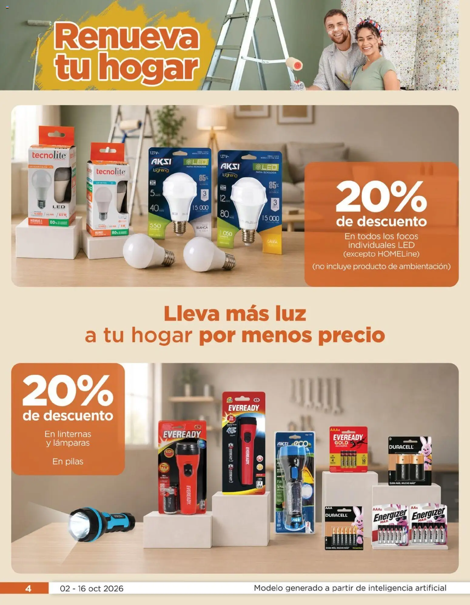 Vista previa las ofertas de la tienda Chedraui - Chedraui folleto Renueva tu hogar desde el 02/10/2026 
