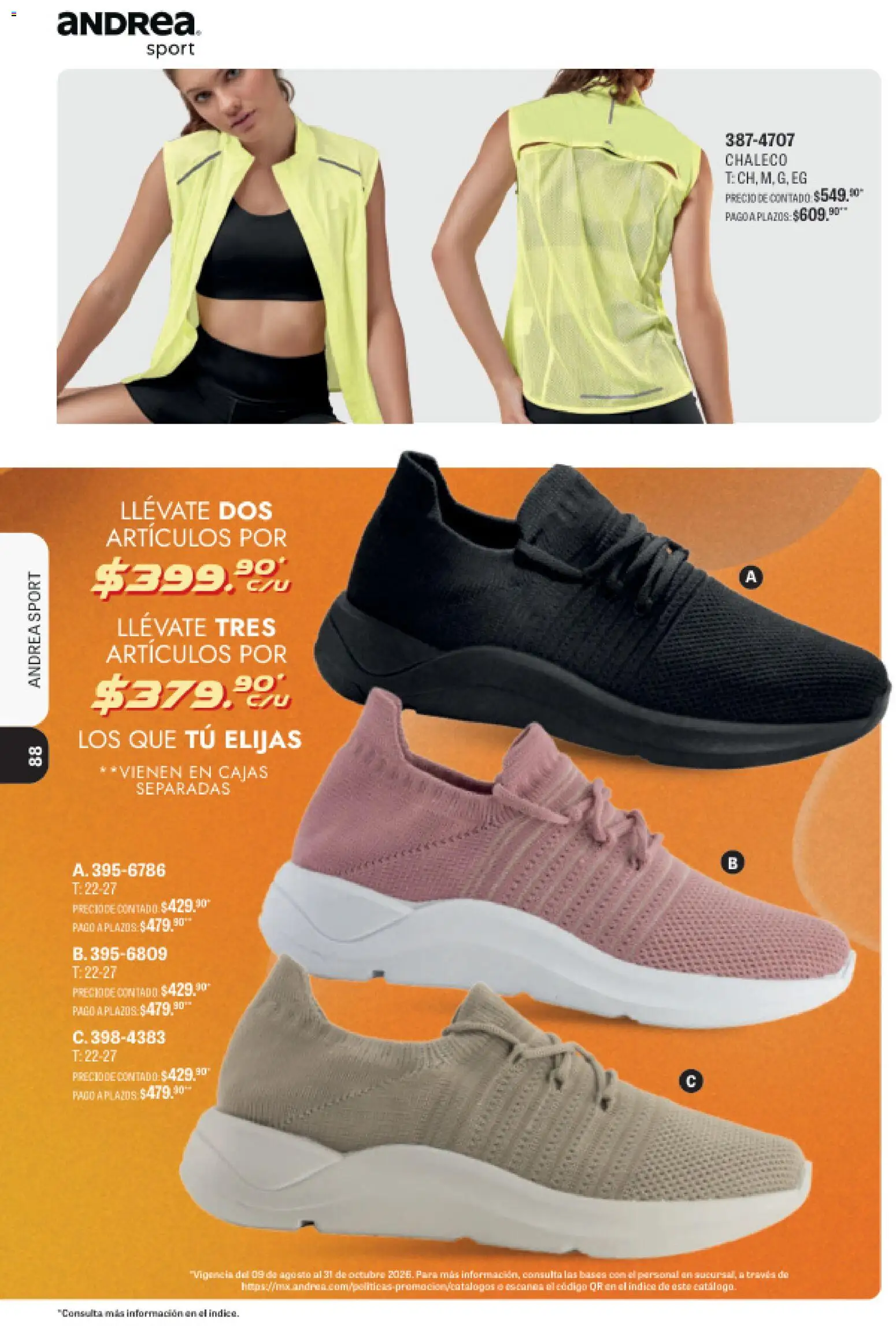 Vista previa las ofertas de la tienda Andrea - Andrea catálogo Deportivo Completo desde el 09/08/2026 
