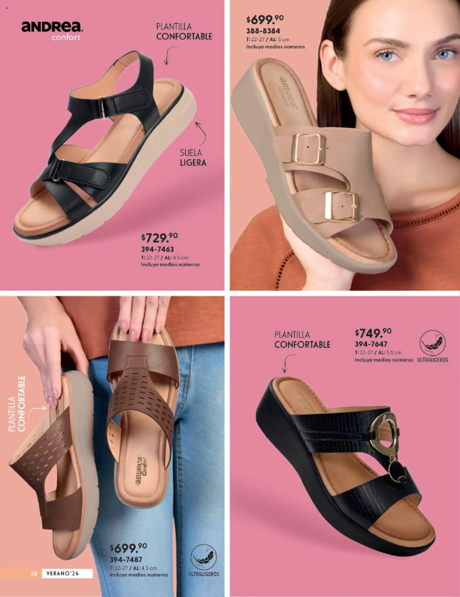 Vista previa las ofertas de la tienda Andrea - Andrea catálogo Calzado Confort desde el 24/05/2026 