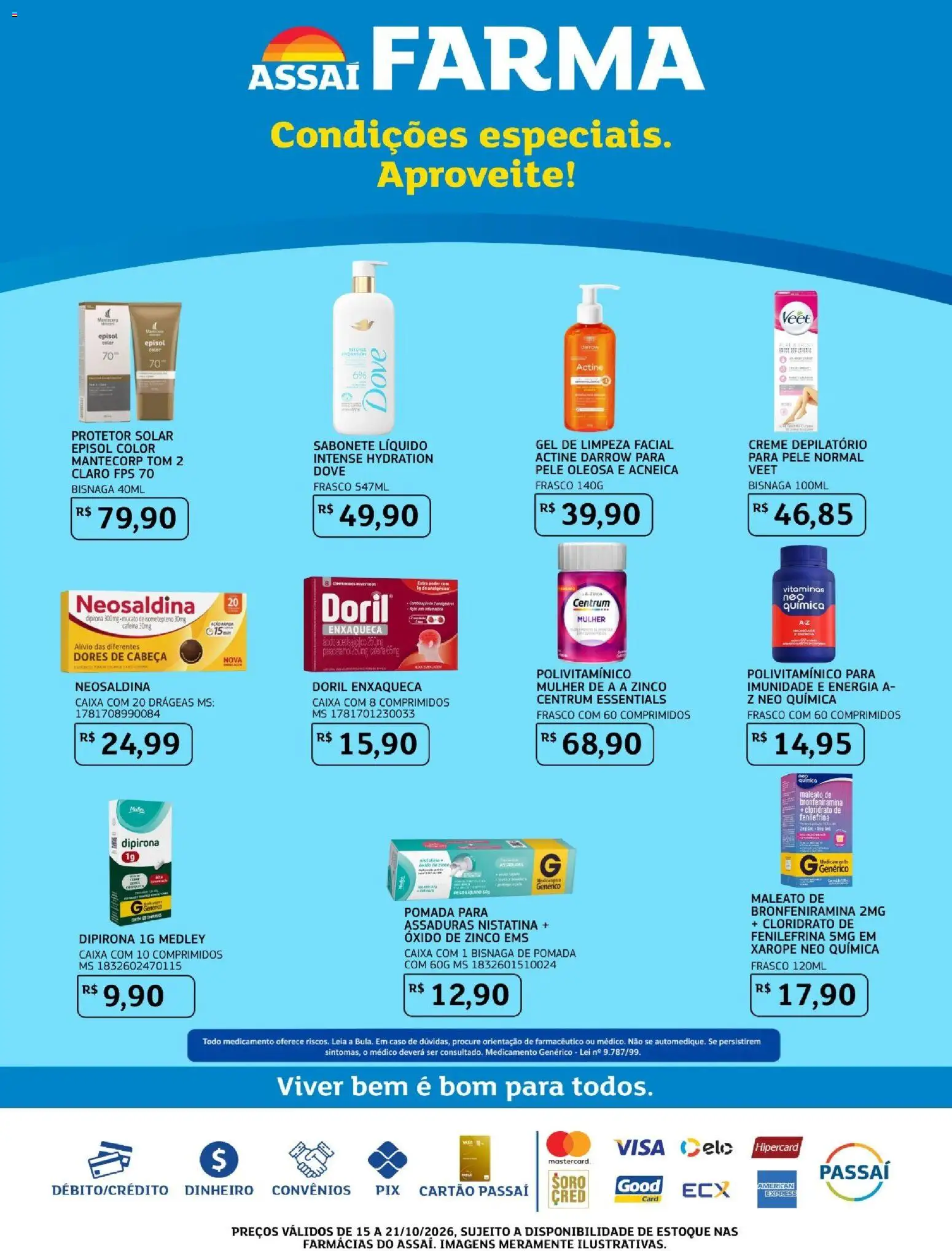 Pré-Visualização do folheto "Assaí Atacadista ofertas - SP" da loja Assaí Atacadista válido a partir de 15/10/2026