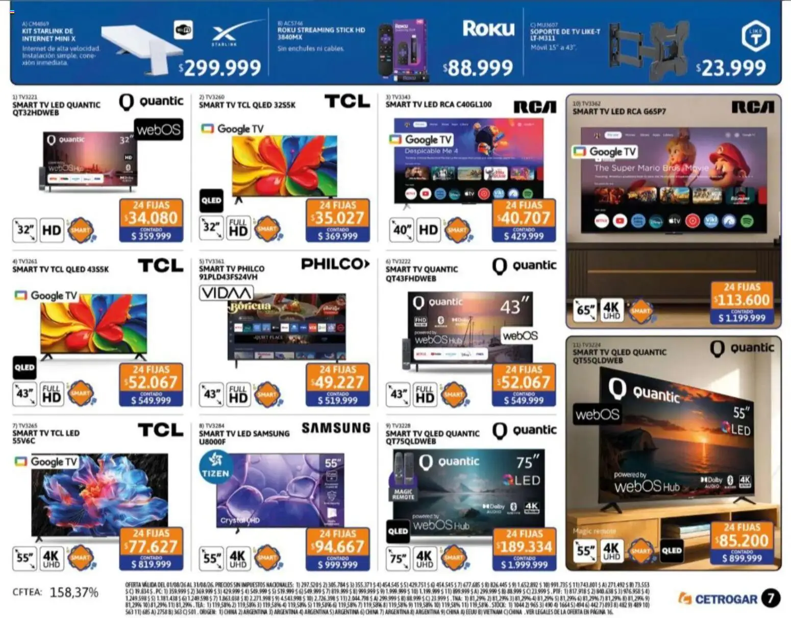 Vista previa del folleto de la tienda Cetrogar válido desde el 04/08/2026 