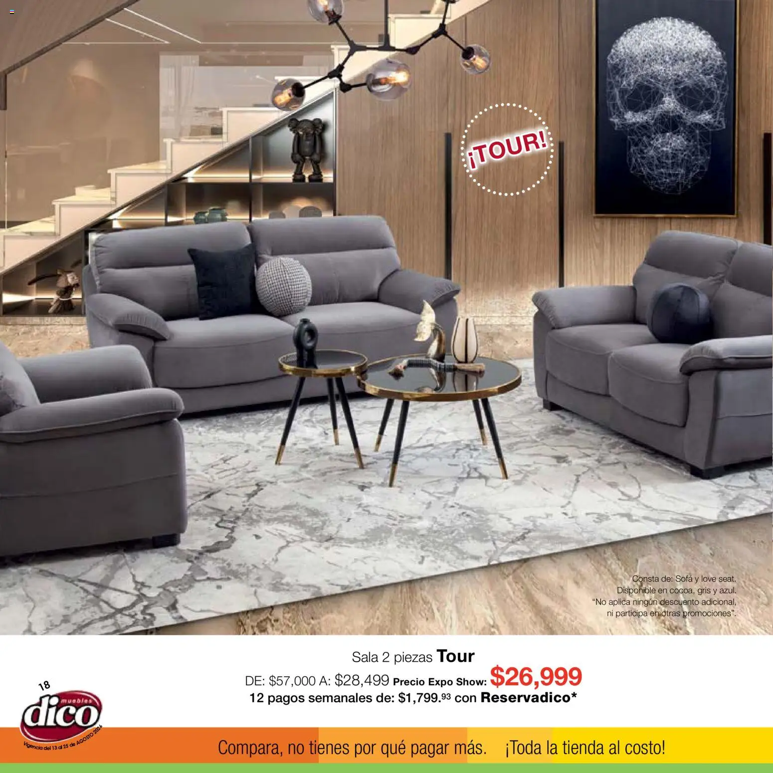 Vista previa las ofertas de la tienda Muebles Dico - Muebles Dico catálogo Expo Show desde el 13/08/2026 