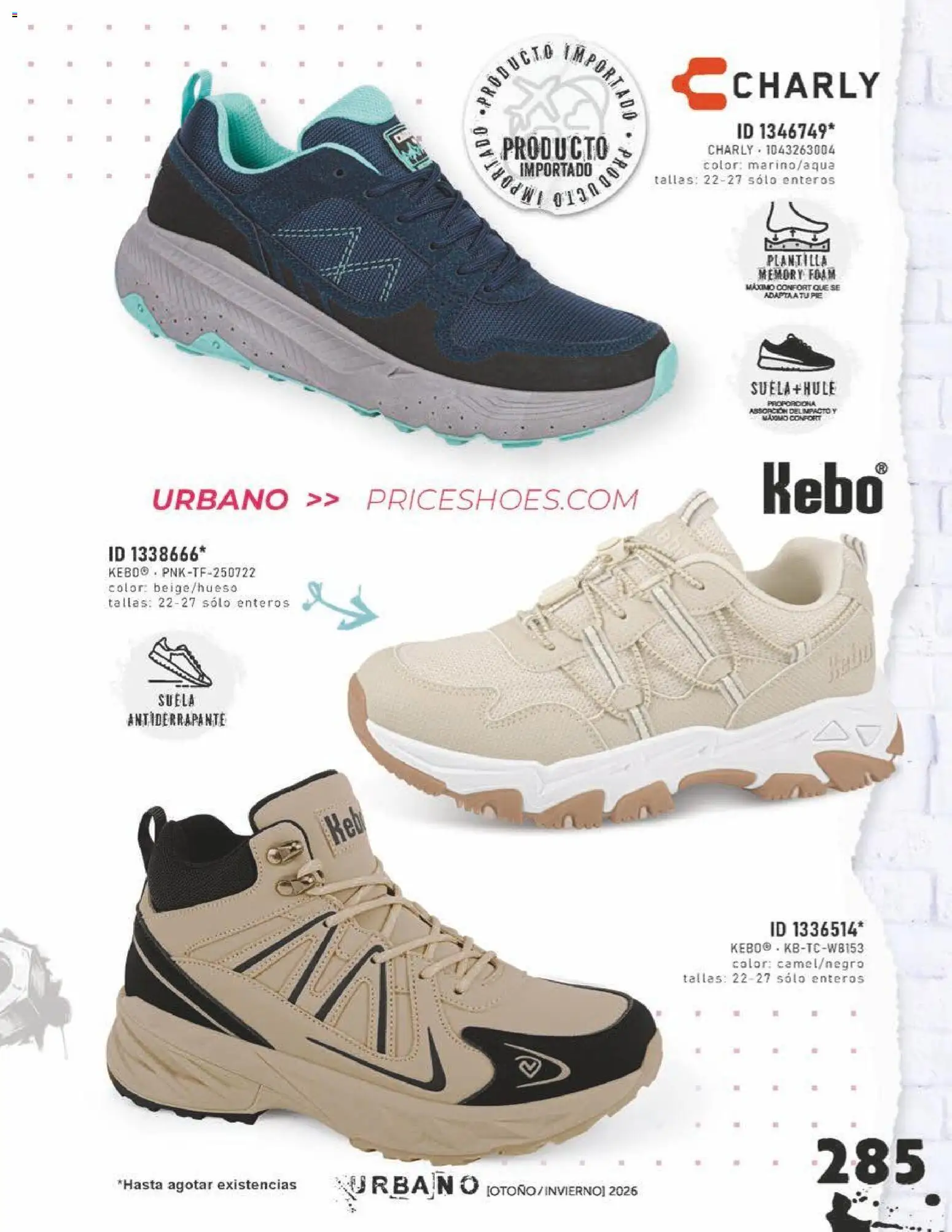 Vista previa las ofertas de la tienda Price Shoes - Price Shoes catálogo Urbano desde el 31/07/2026 
