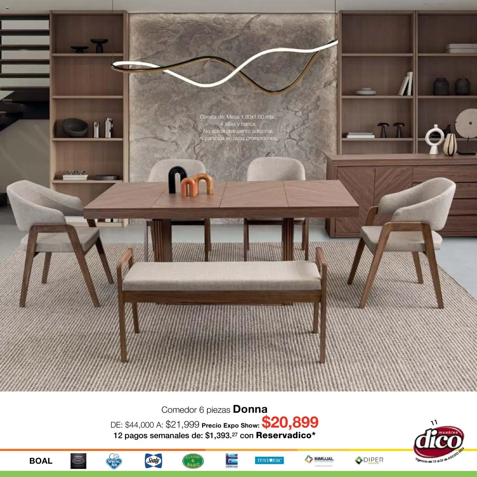 Vista previa las ofertas de la tienda Muebles Dico - Muebles Dico catálogo Expo Show desde el 13/08/2026 