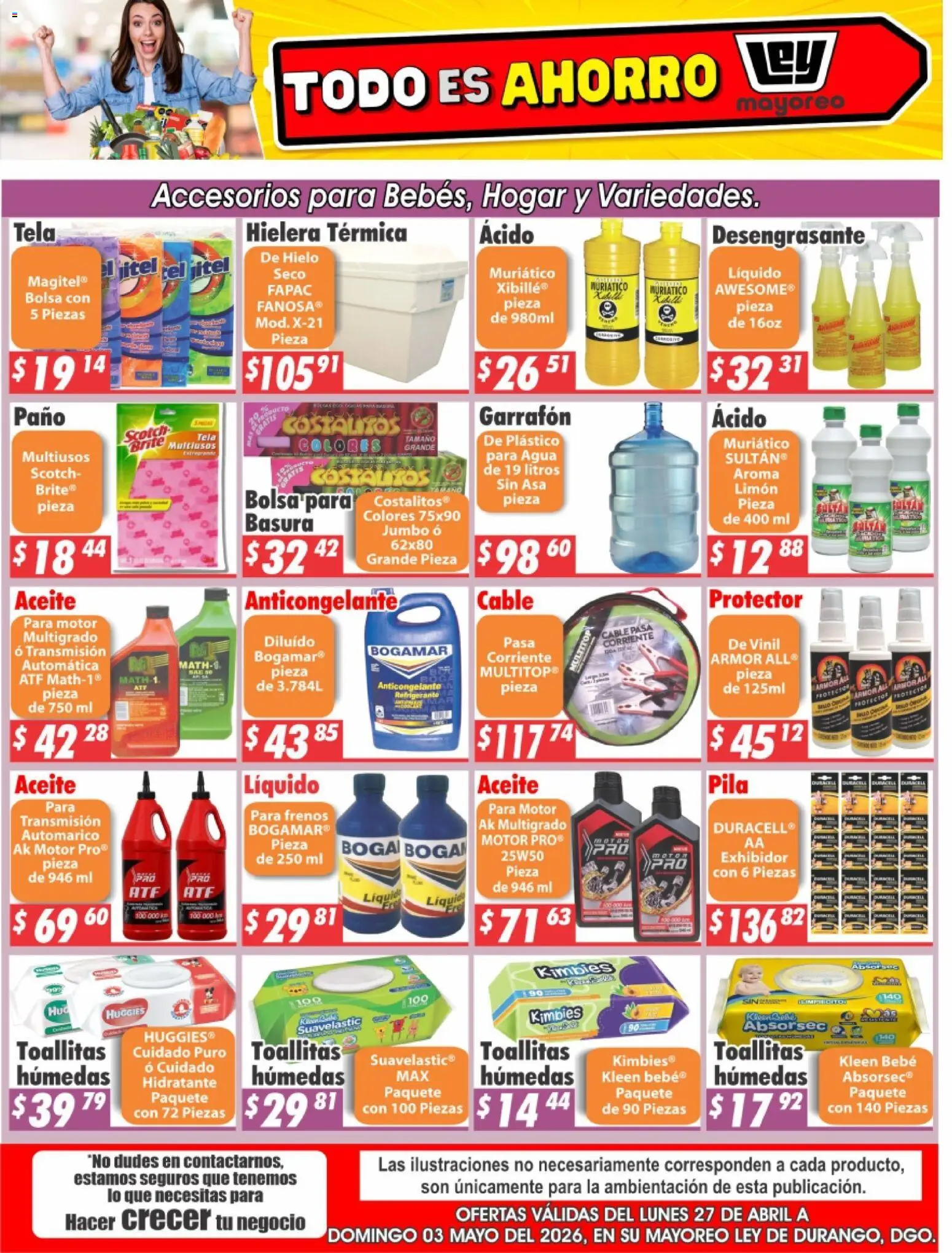 Vista previa las ofertas de la tienda Casa Ley - Casa Ley folleto Durango desde el 27/04/2026 