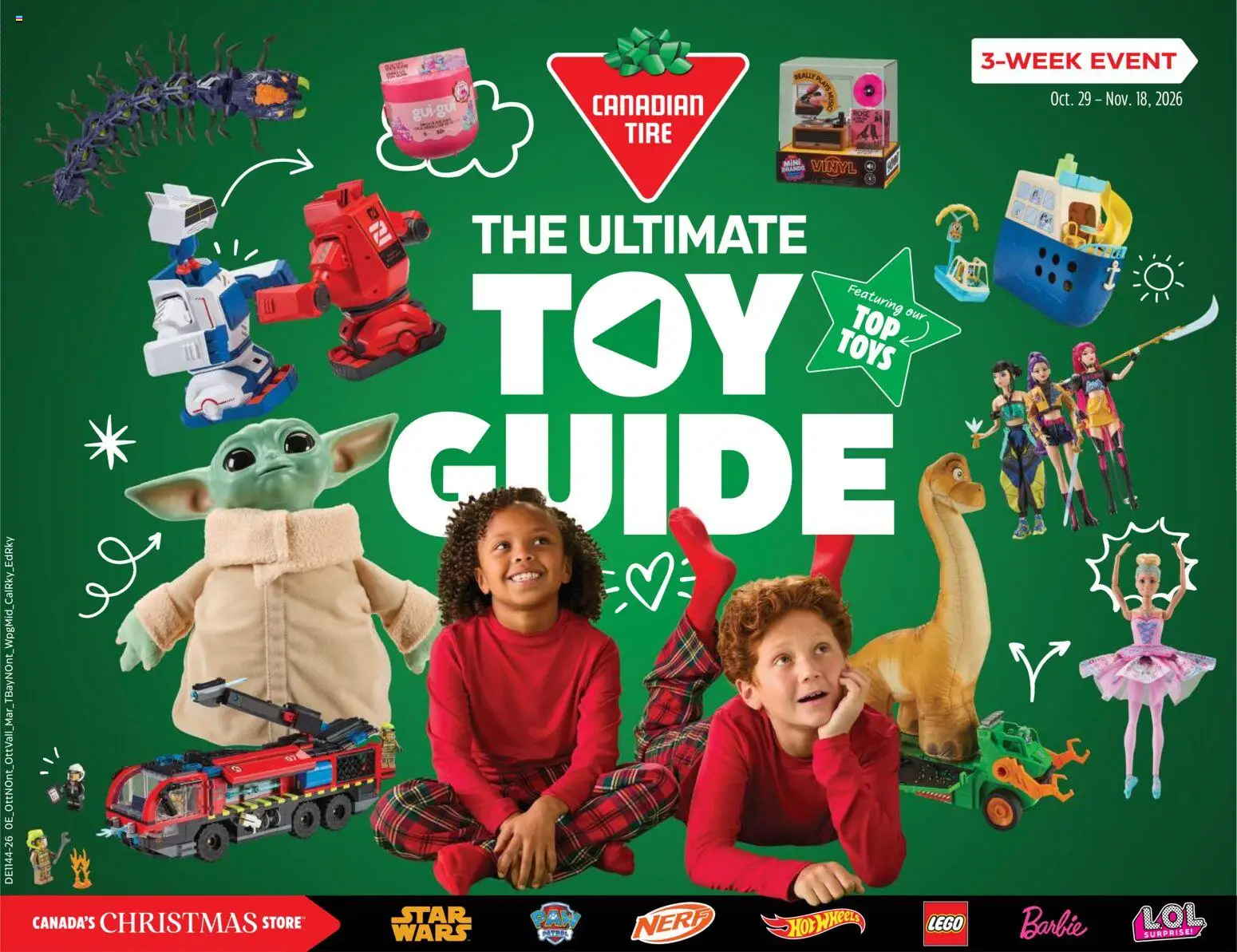 Preview of leaflet Canadian Tire flyer - The Ultimate Toy Guide from shop Canadian Tire is valid from Oct 29, 2026