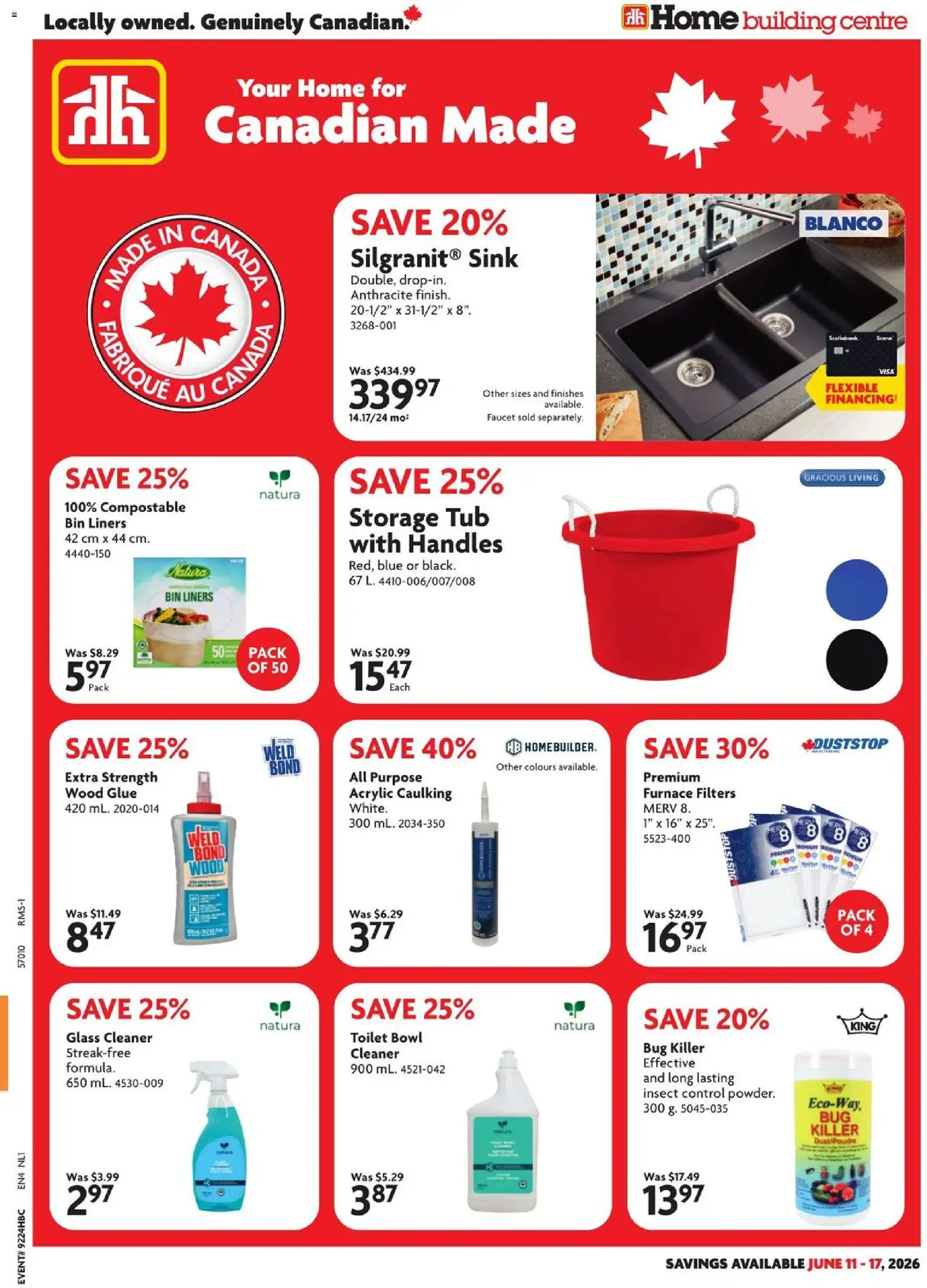 Preview of leaflet Home Hardware flyer - NL from shop Home Hardware is valid from Jun 11, 2026