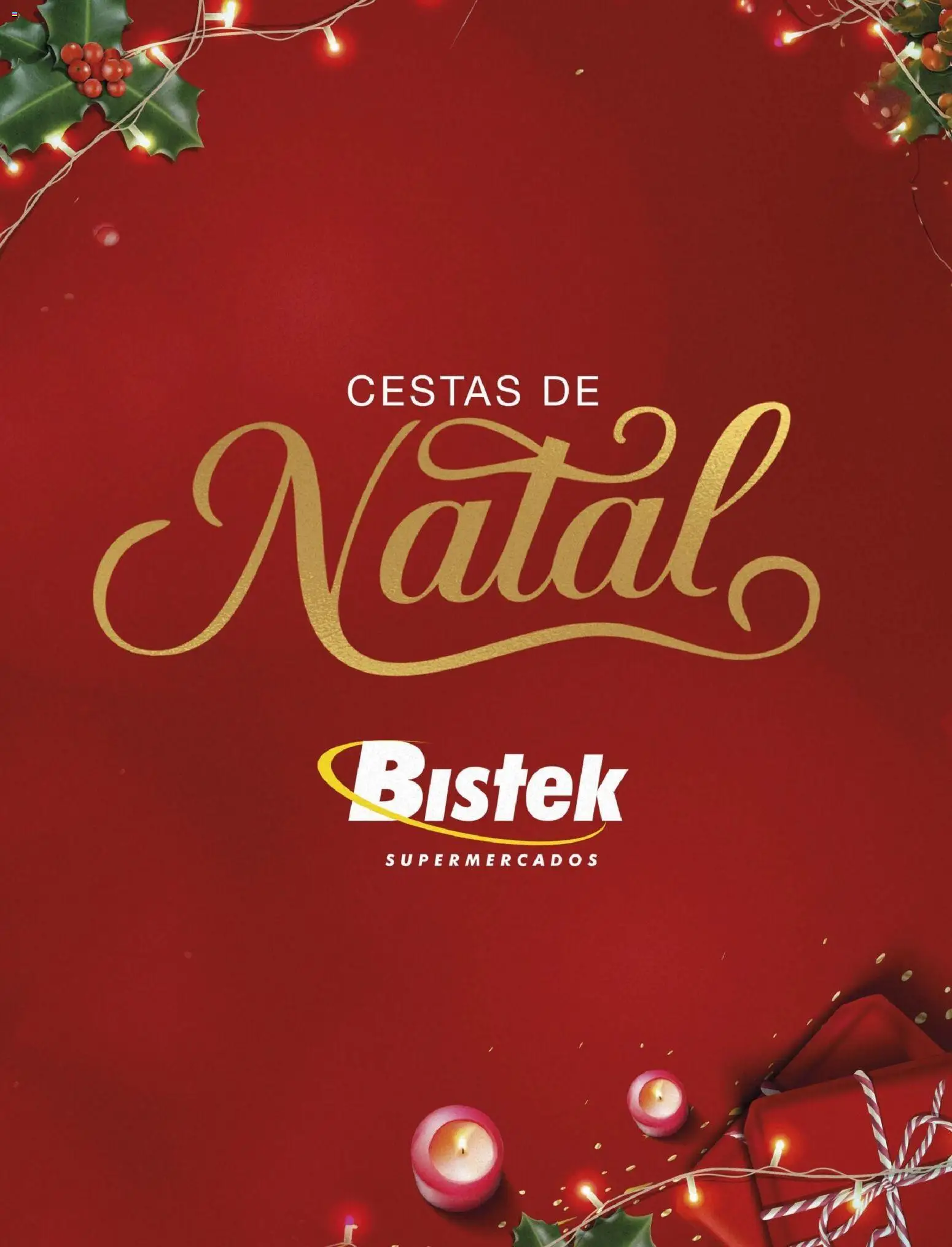 Pré-Visualização do folheto "Bistek Supermercados ofertas Cestas de Natal" da loja Bistek Supermercados válido a partir de 06/10/2026
